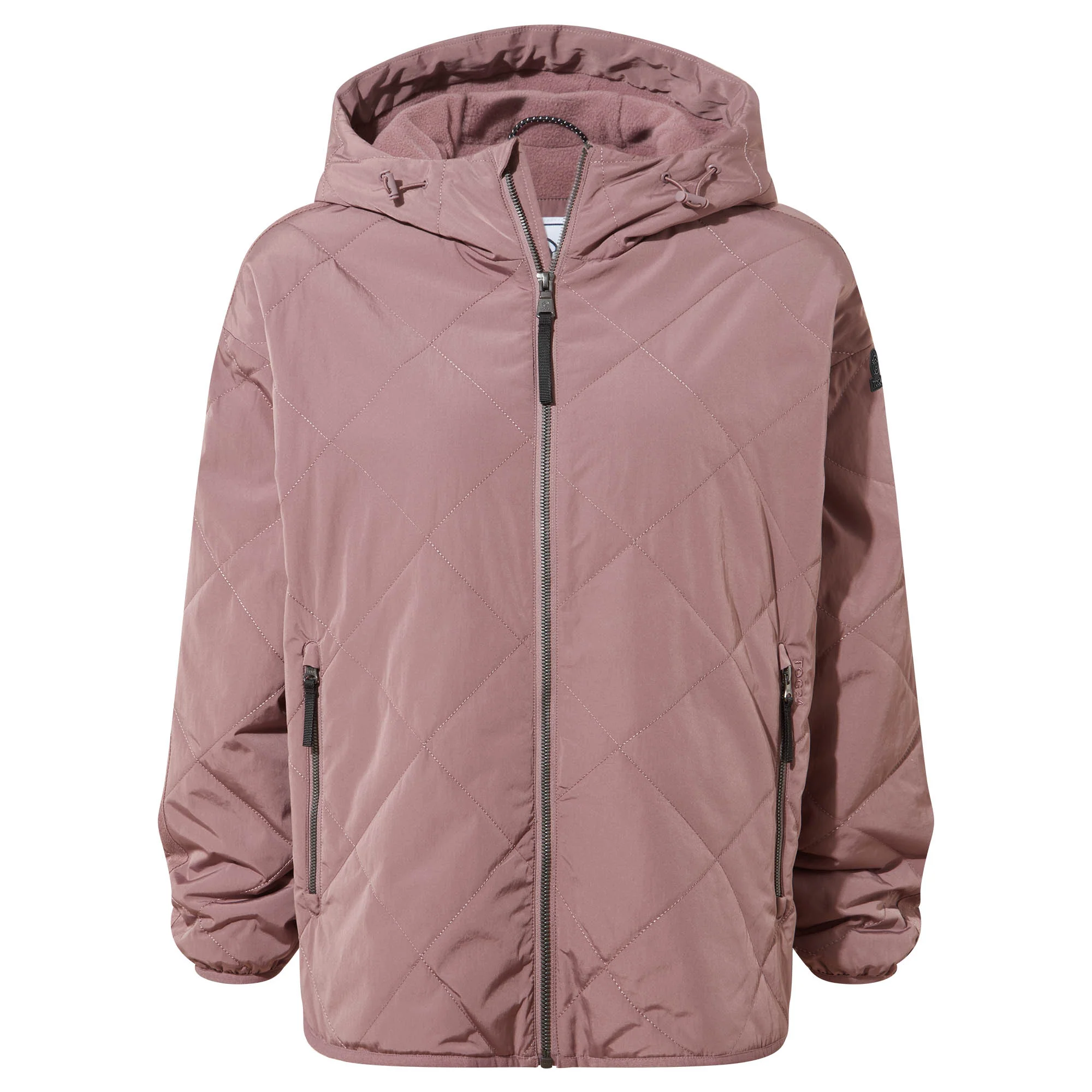 Corlae Womens Oversized Shower Resistant Insulated Jacket - Mauve - Image 7