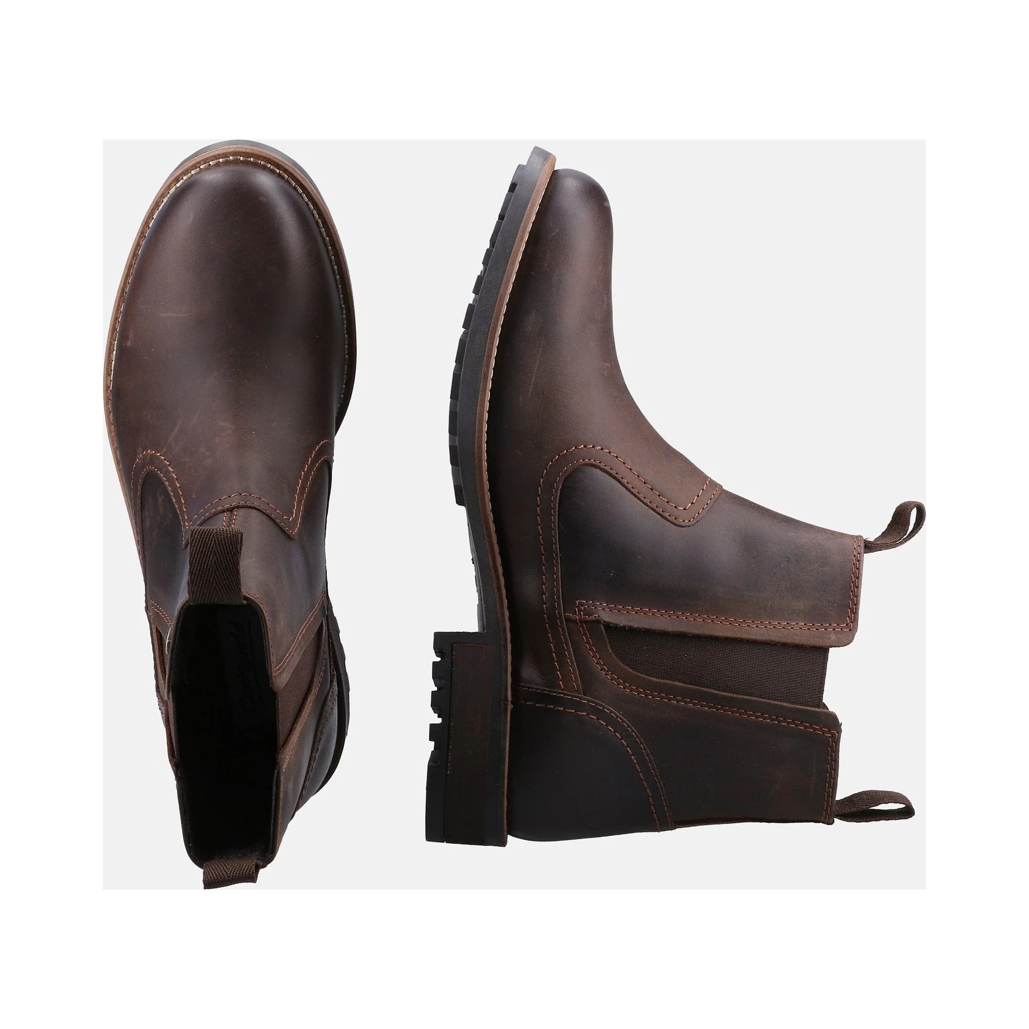 Cotswold Worcester Mens Boots - Brown - Image 7