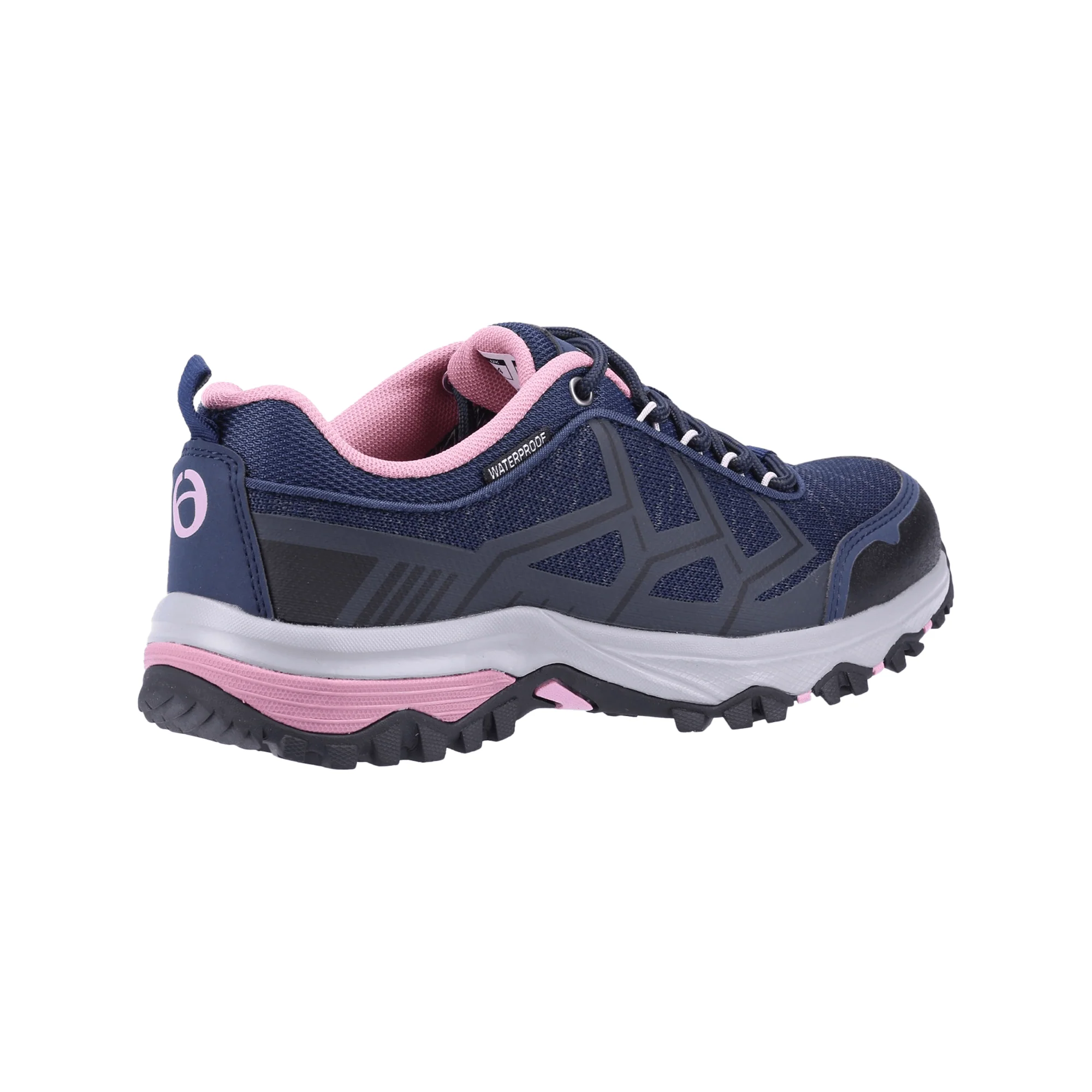 Cotswold Wychwood Recycled Womens Walking Shoe - Navy/Pink - Image 5