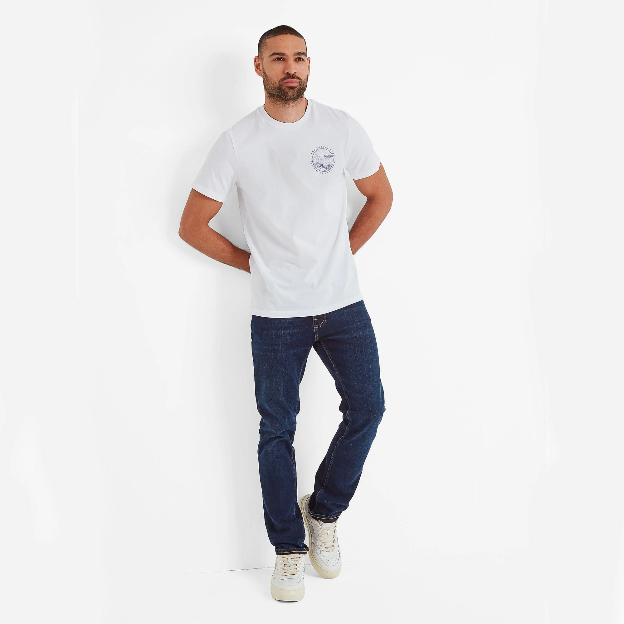 Country Mens T-Shirt - Optic White - Image 3