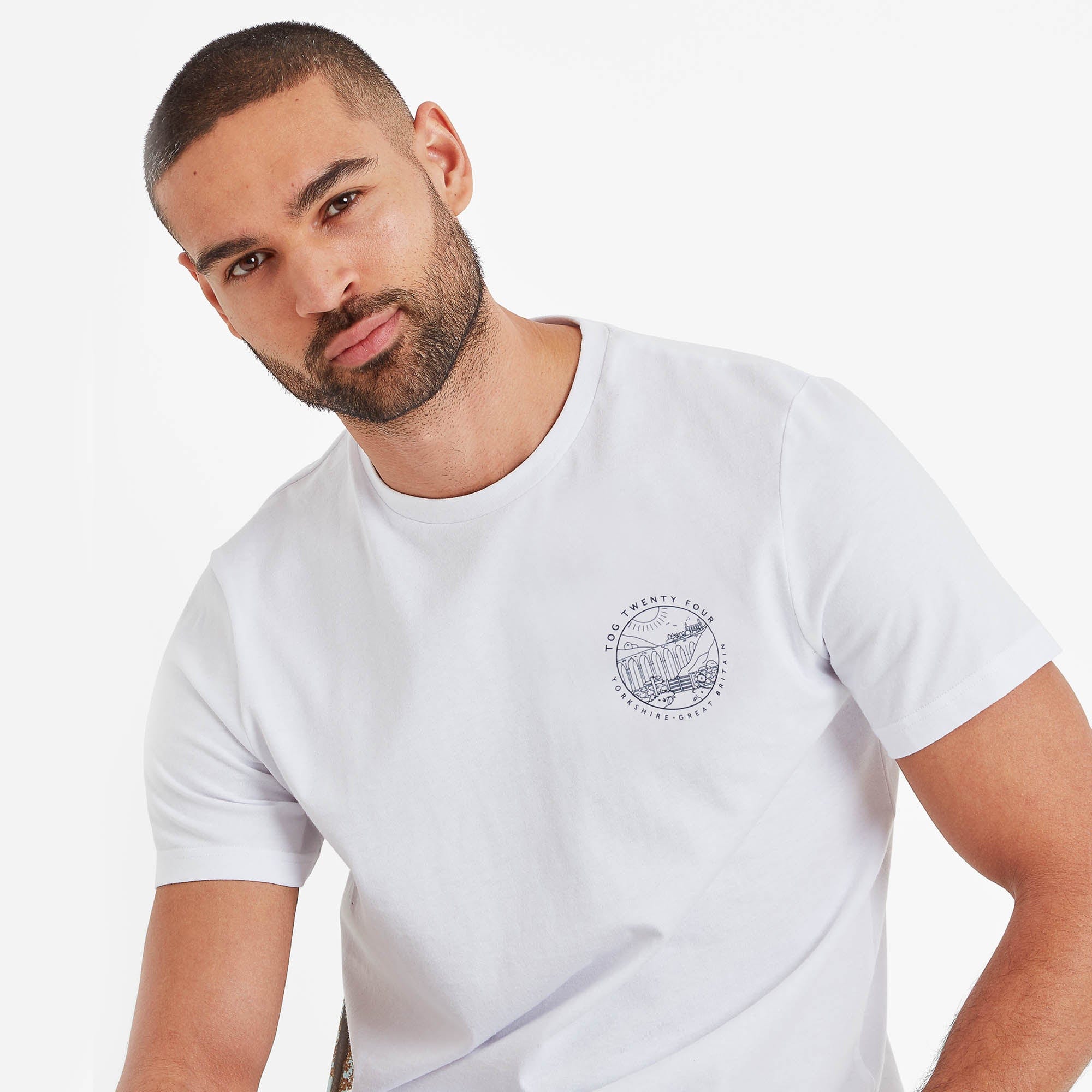 Country Mens T-Shirt - Optic White - Image 4
