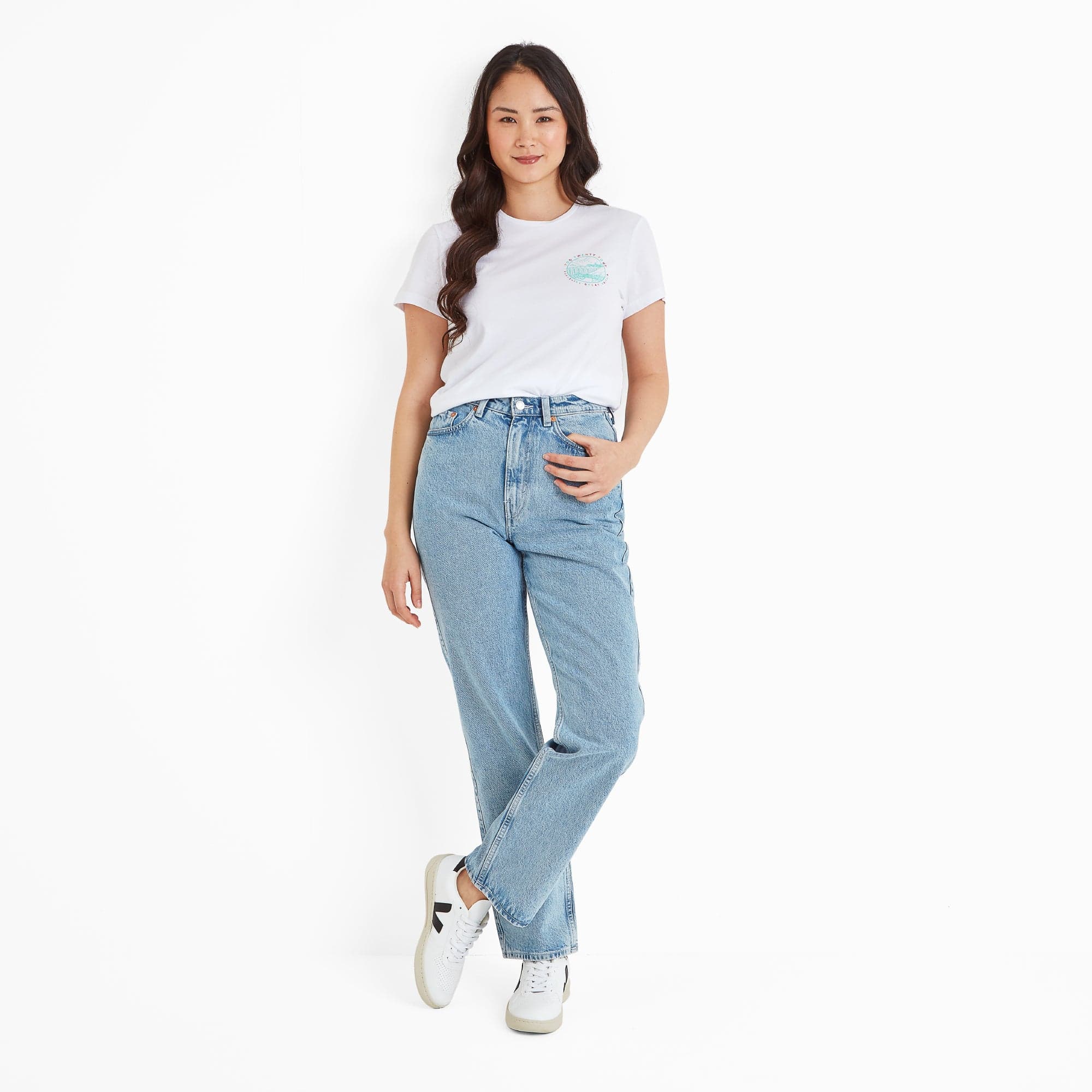 Country Womens T-Shirt - Optic White - Image 3