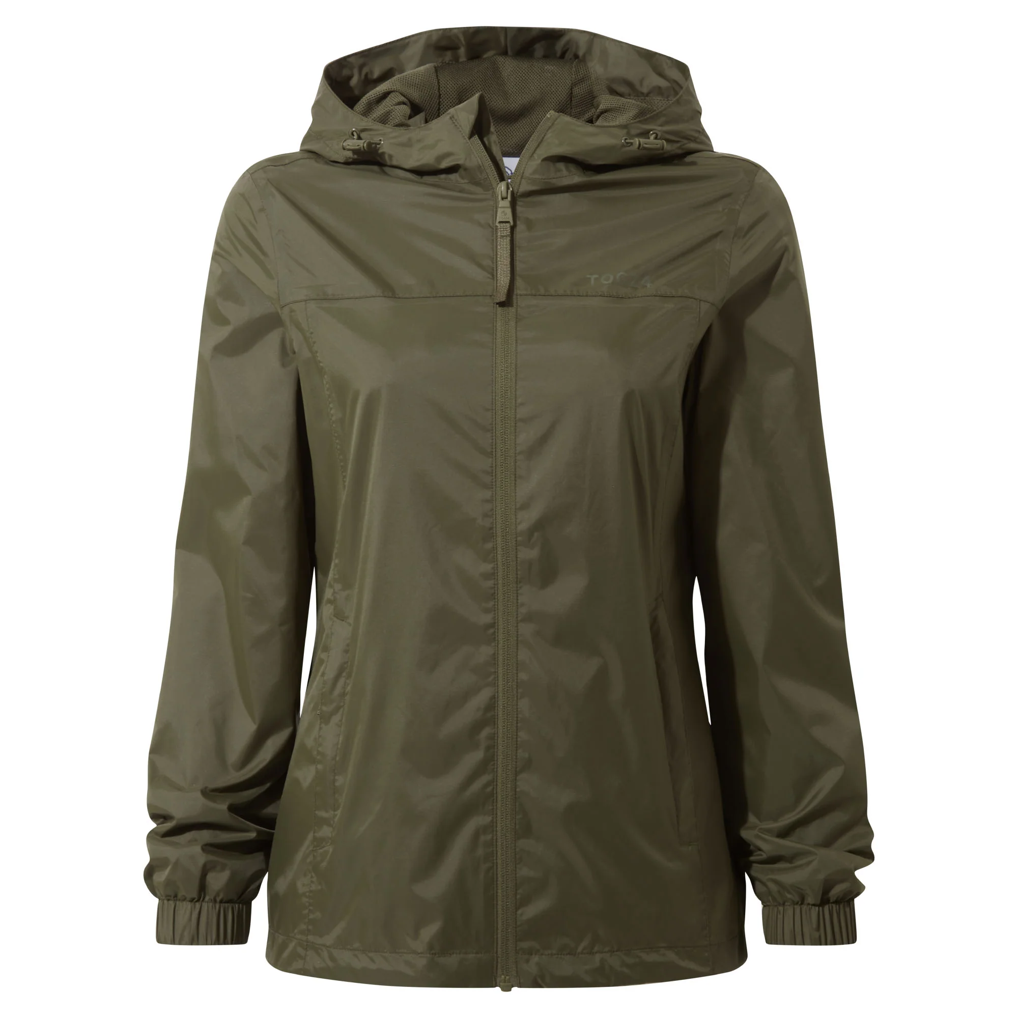 Craven Womens Waterproof Packaway Jacket - Khaki - Image 8