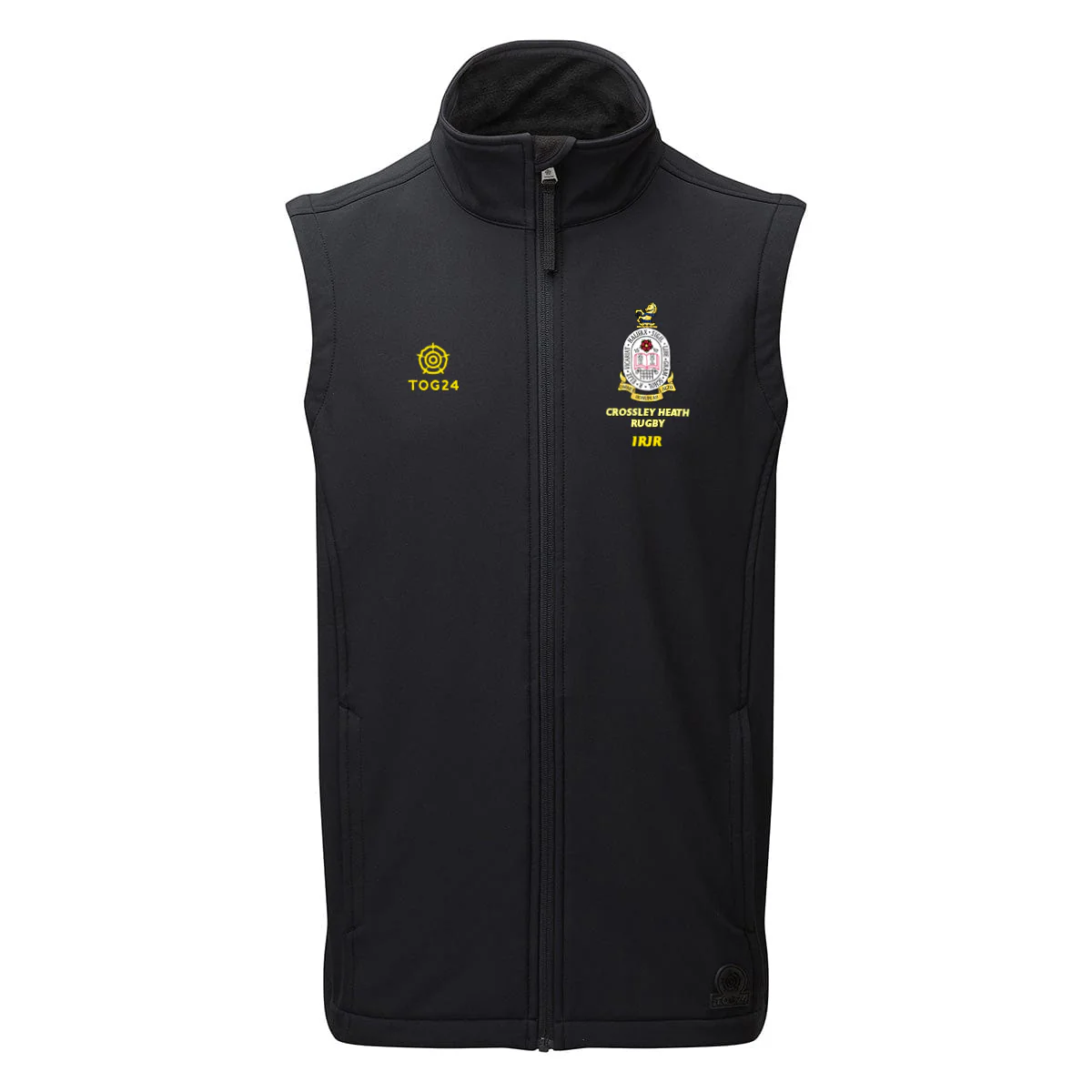 Crossley Heath Mens - Valley Softshell Gilet Black - Image 2