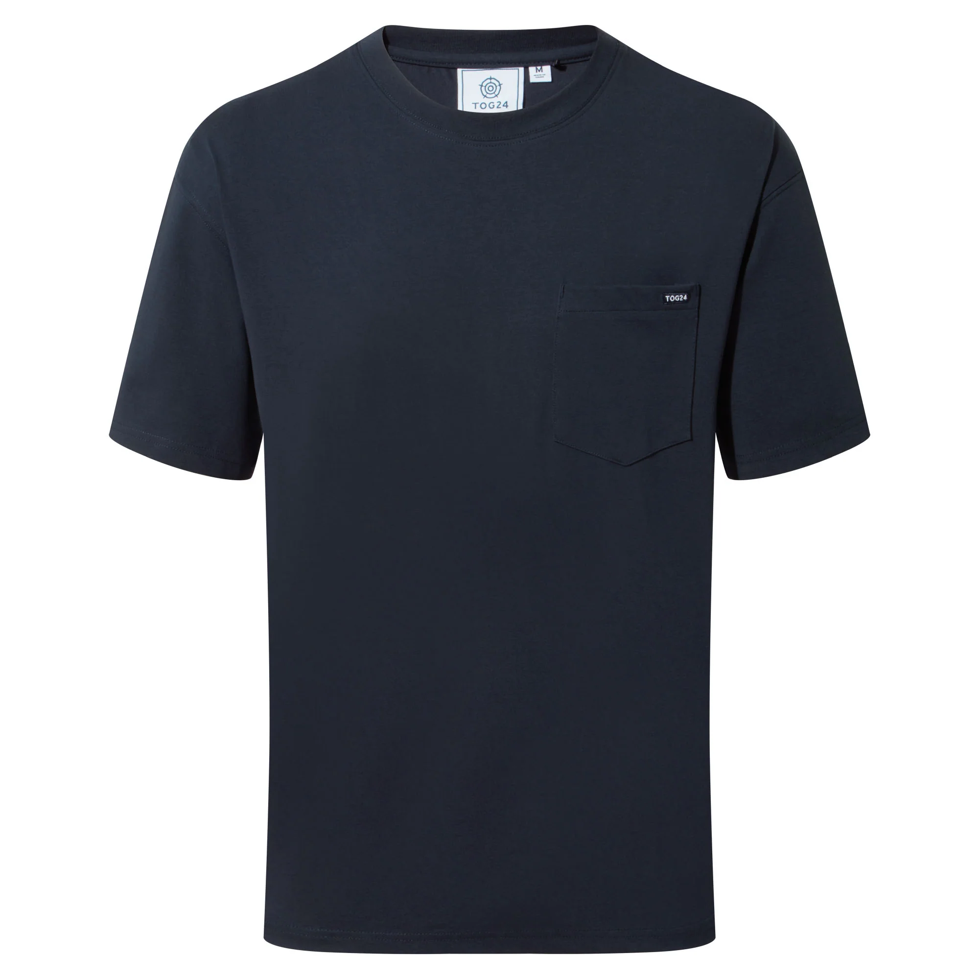 Denva Mens Oversized Premium Heavyweight 100% Cotton Jersey T-Shirt - Dark Indigo - Image 6
