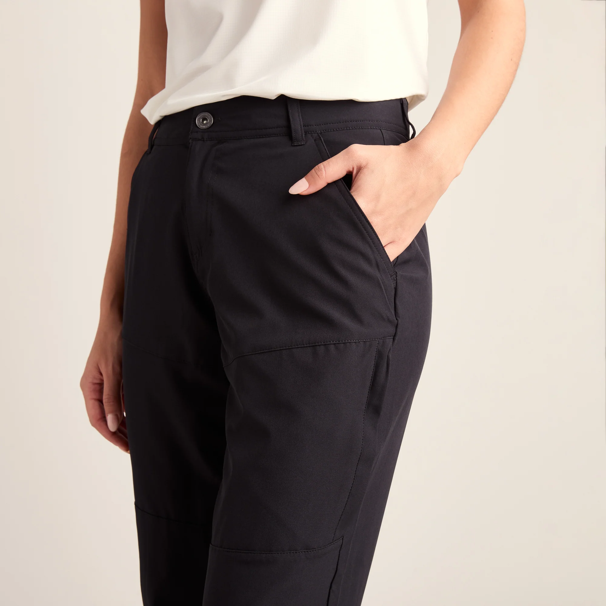 Denver Womens Walking Trousers Long - Black - Image 6