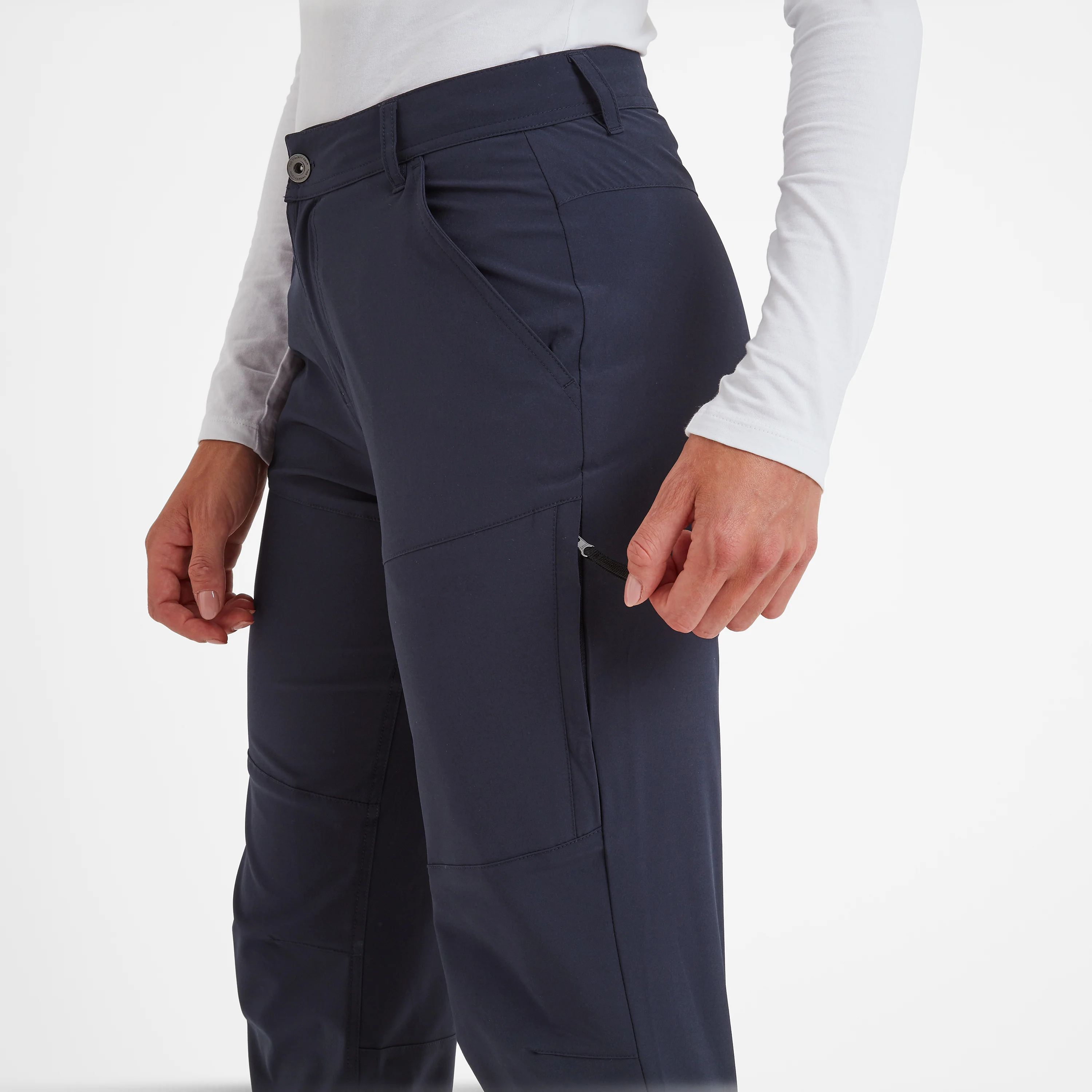 Denver Womens Walking Trousers Regular - Navy - Image 4