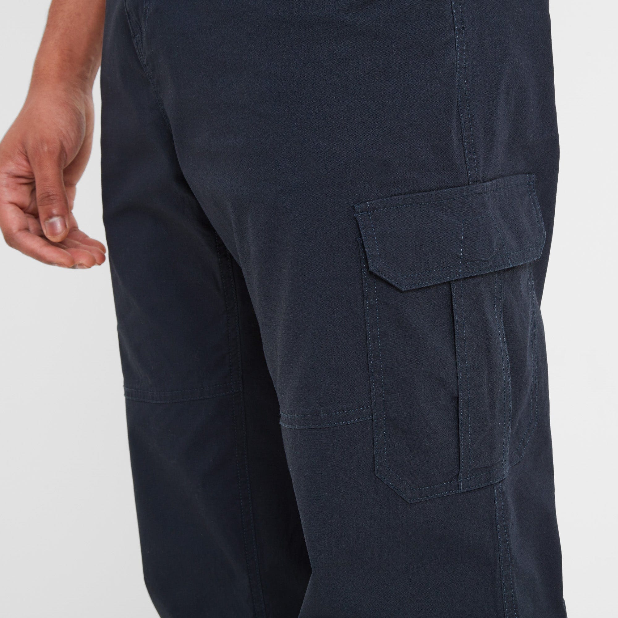 Dibden Mens Cargo Trousers Regular - Midnight - Image 5