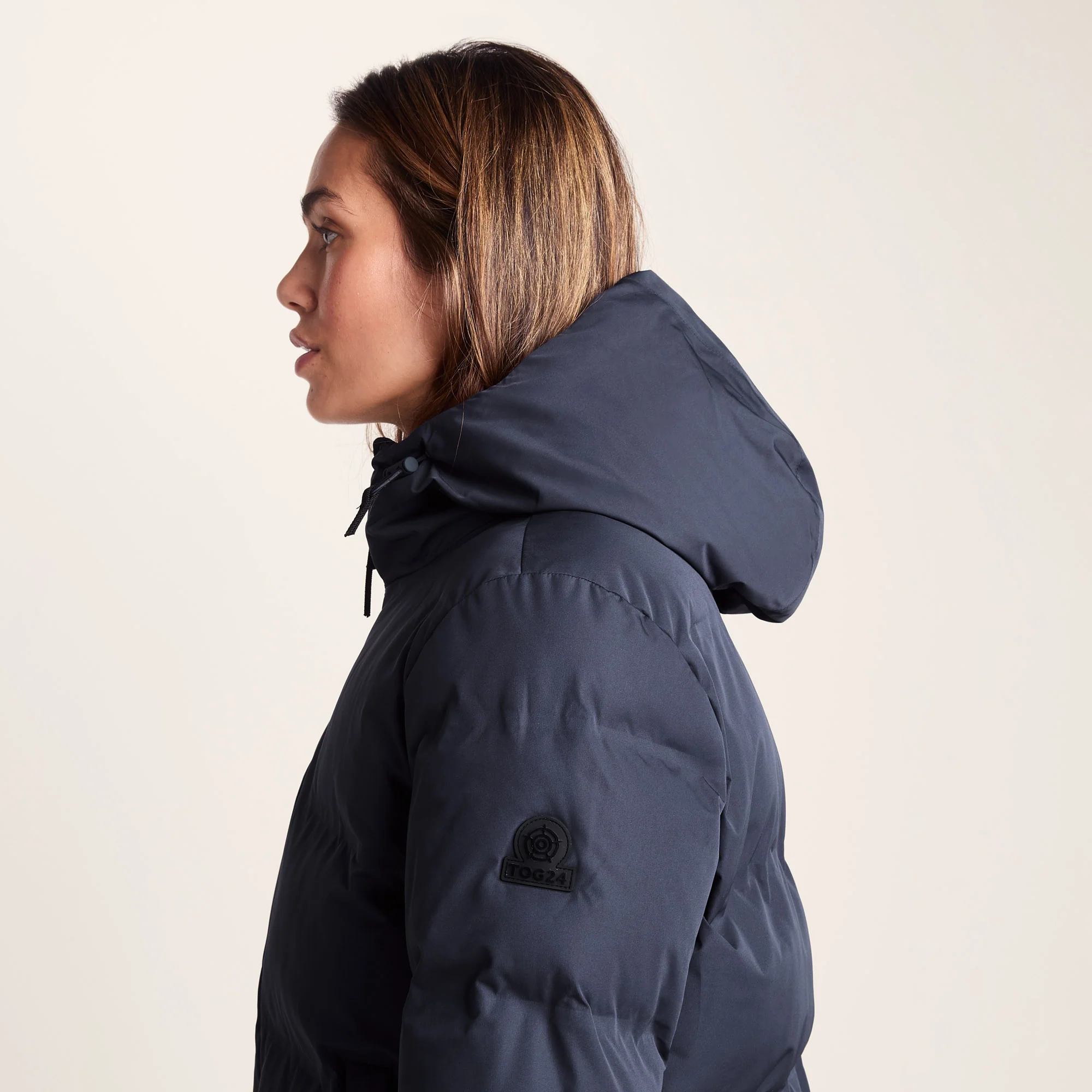 Dina Womens Shower Resistant Insulated Jacket - Dark Indigo - Image 5