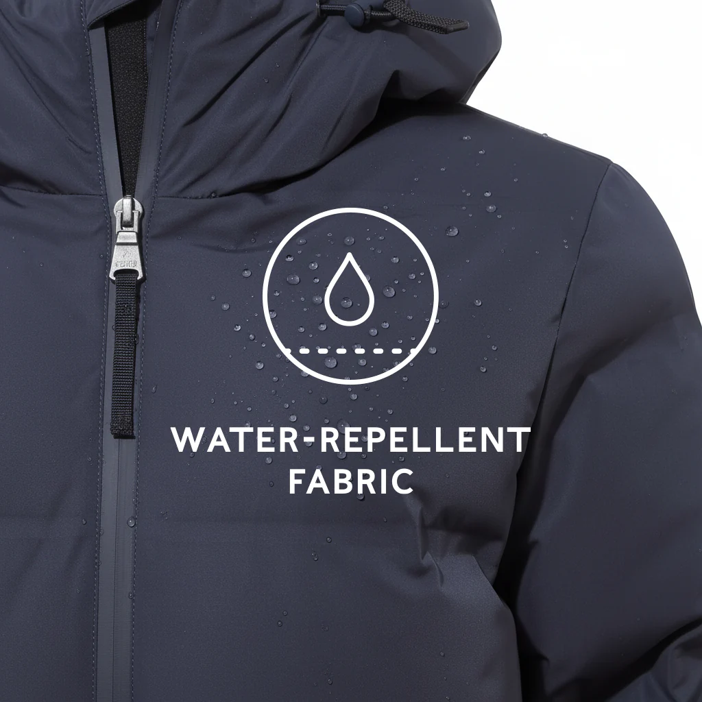 Dina Womens Shower Resistant Insulated Jacket - Dark Indigo - Image 7