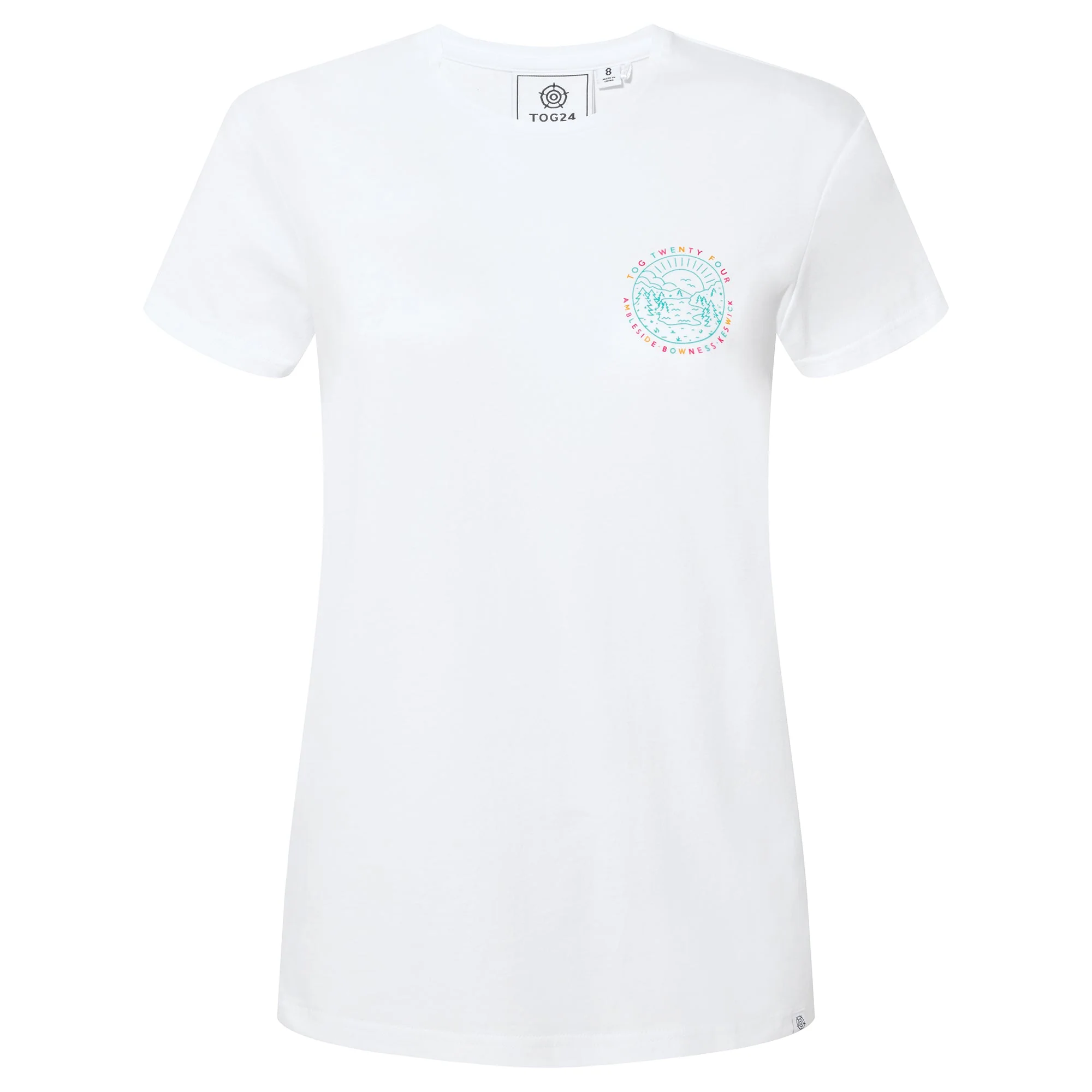 District Womens 100% Cotton Supersoft T-Shirt - Optic White - Image 3