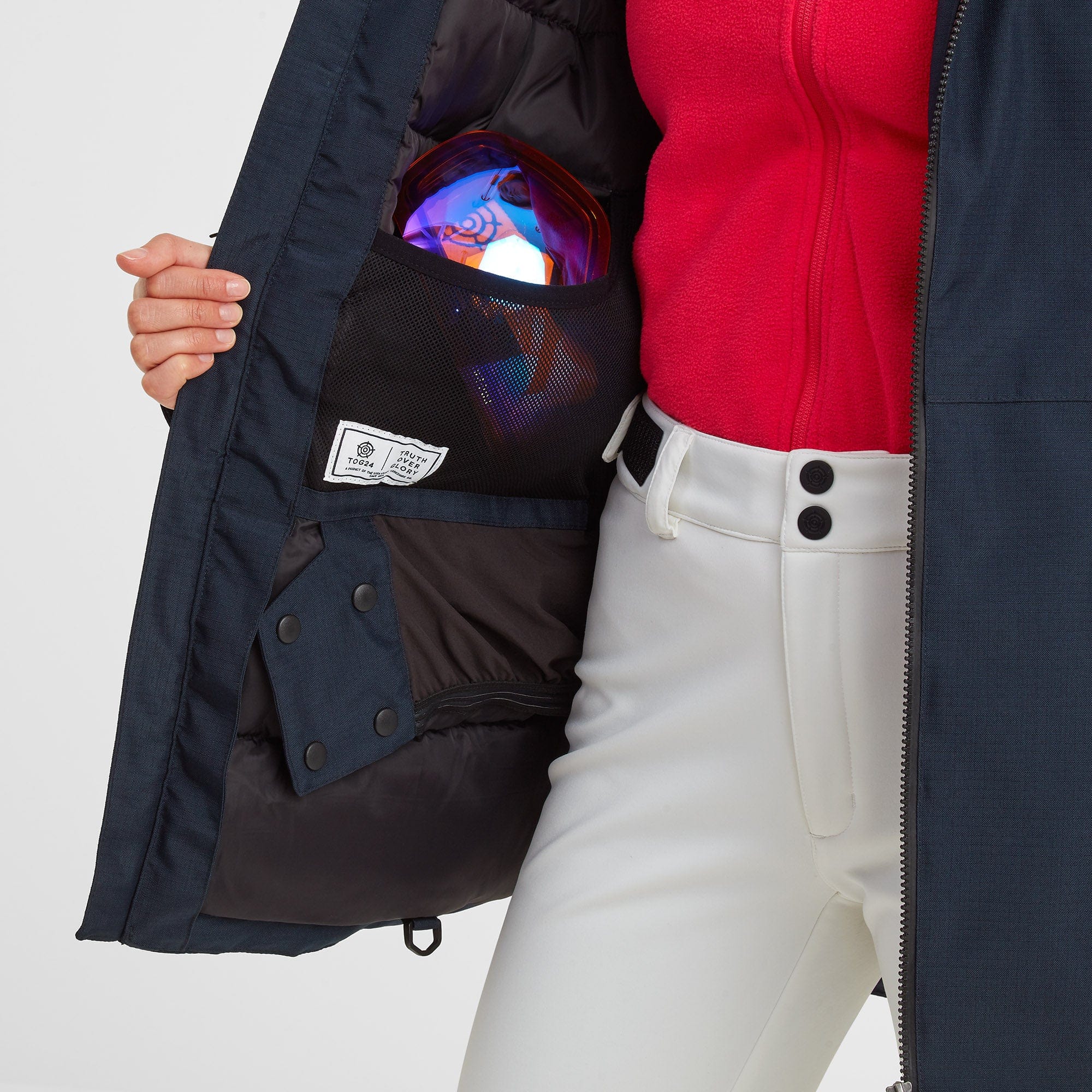 Dusk Womens Ski Jacket - Dark Indigo - Image 7