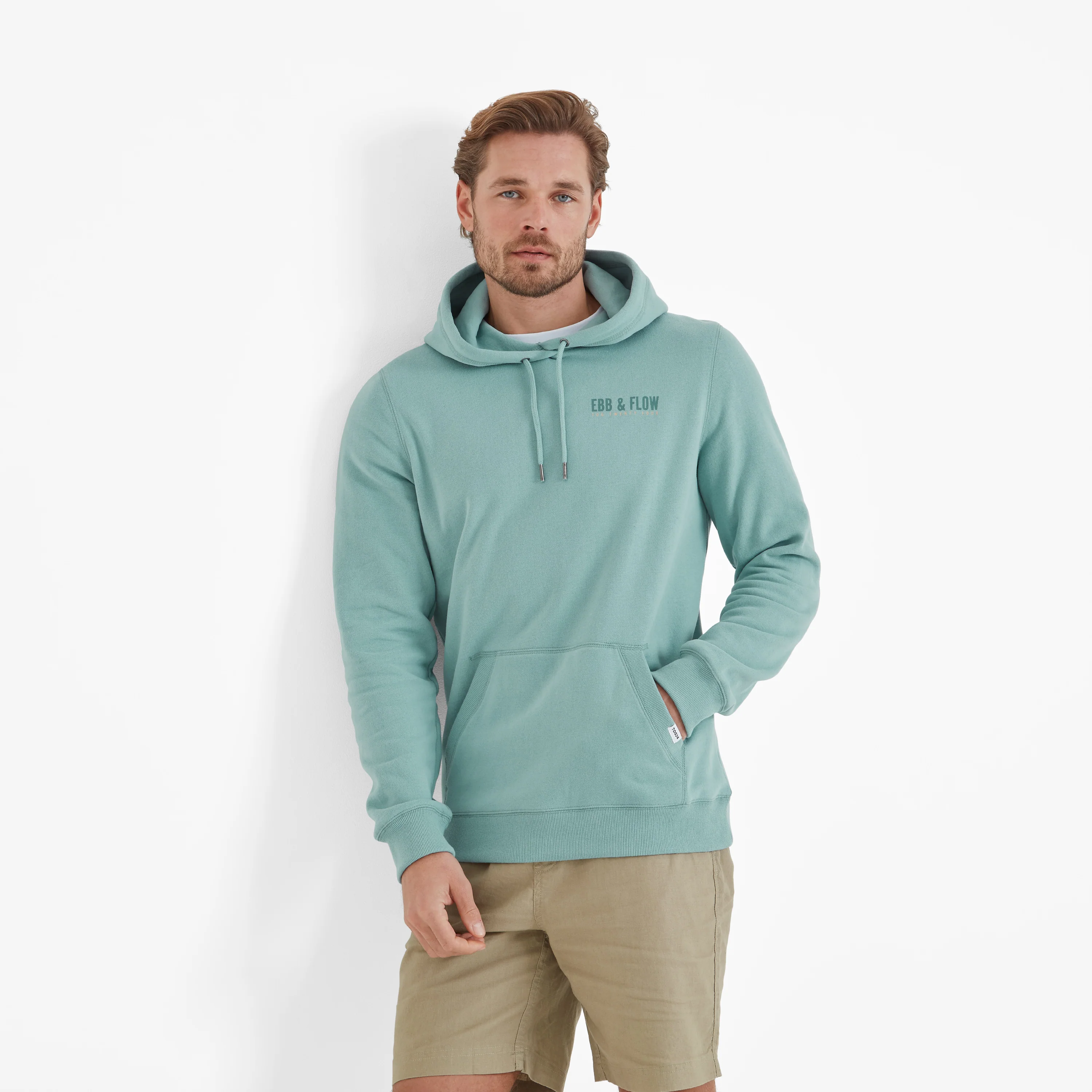 Ebb Mens Supersoft Joseph Cox Hoody - Light Sky - Image 3