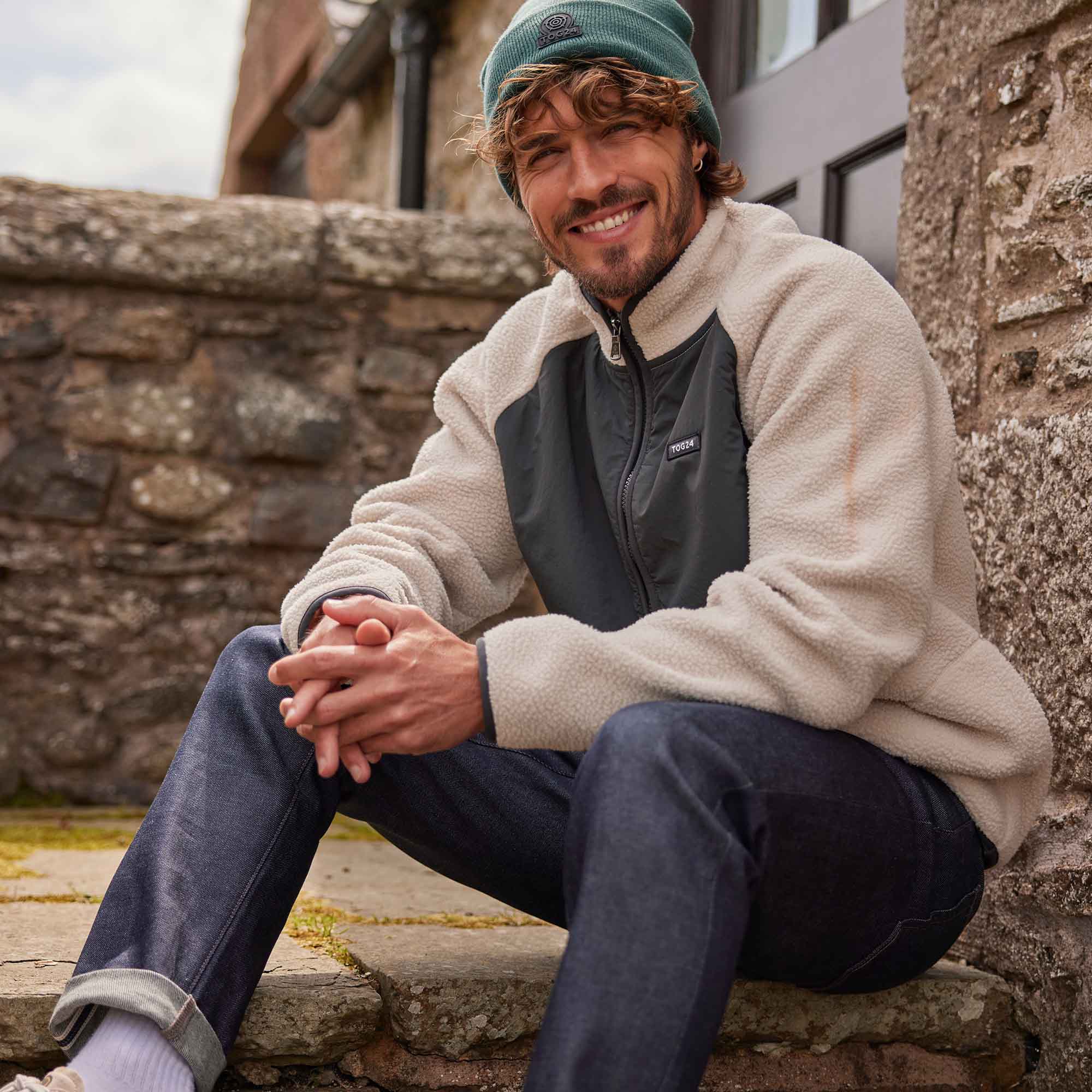 Eldon Mens Sherpa Fleece - Warm Cloud - Image 7