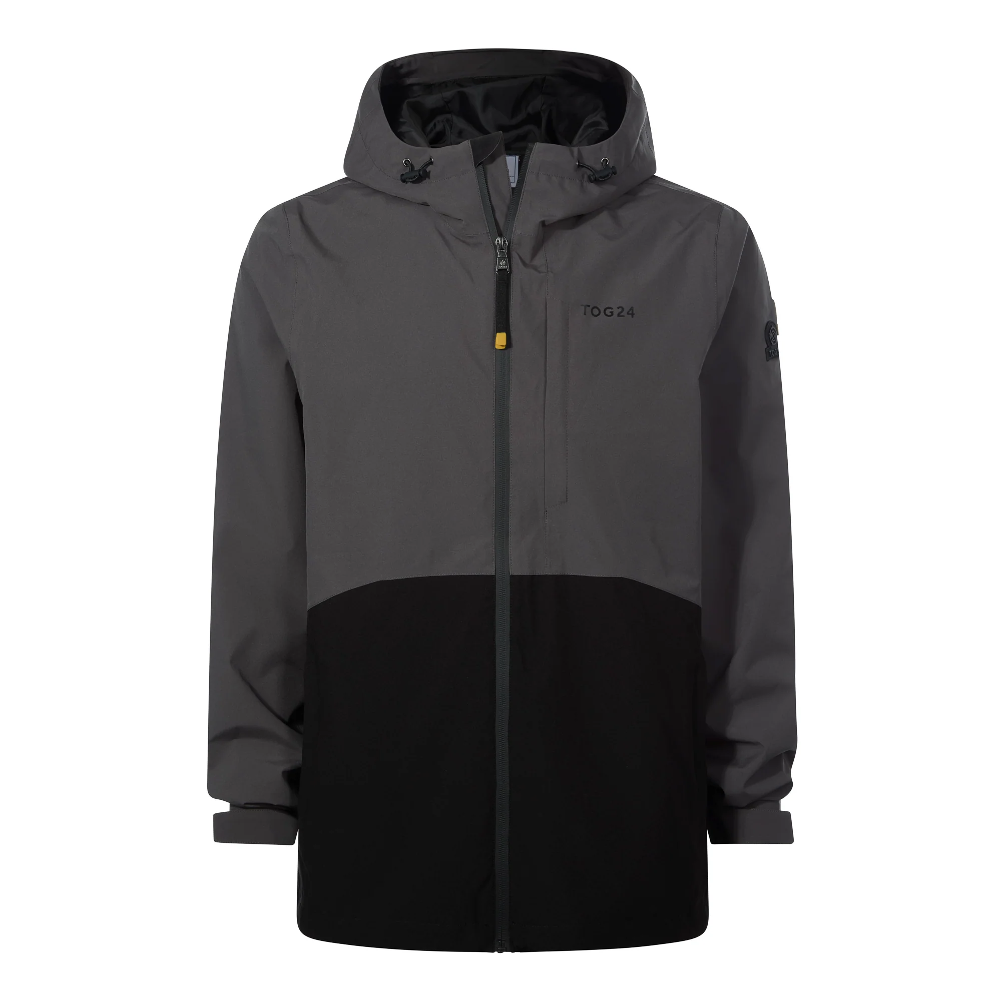 Ellon Mens Waterproof Jacket - Black/Deep Slate - Image 7