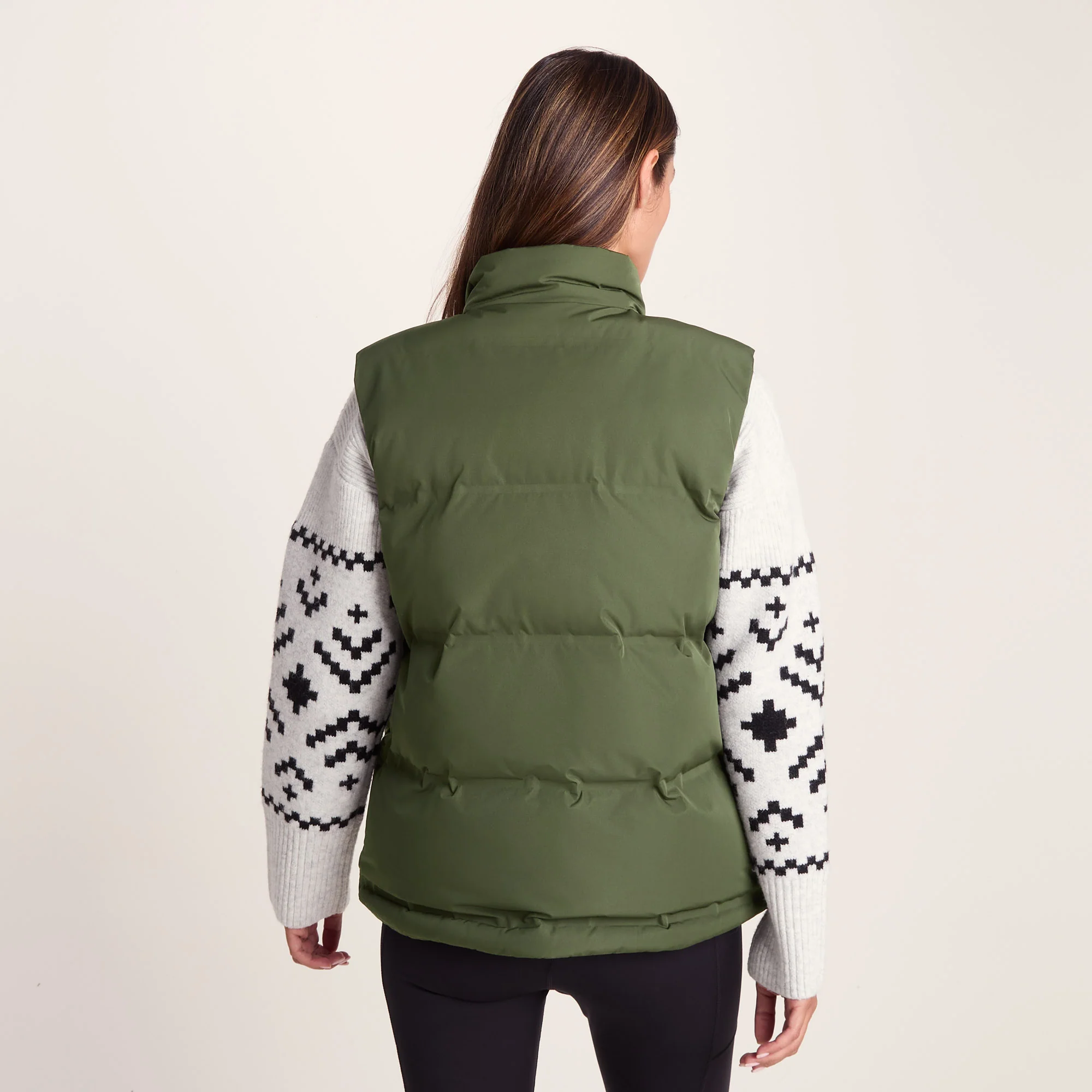 Elyna Womens Shower Resistant Insulated Gilet - Dark Green - Image 6