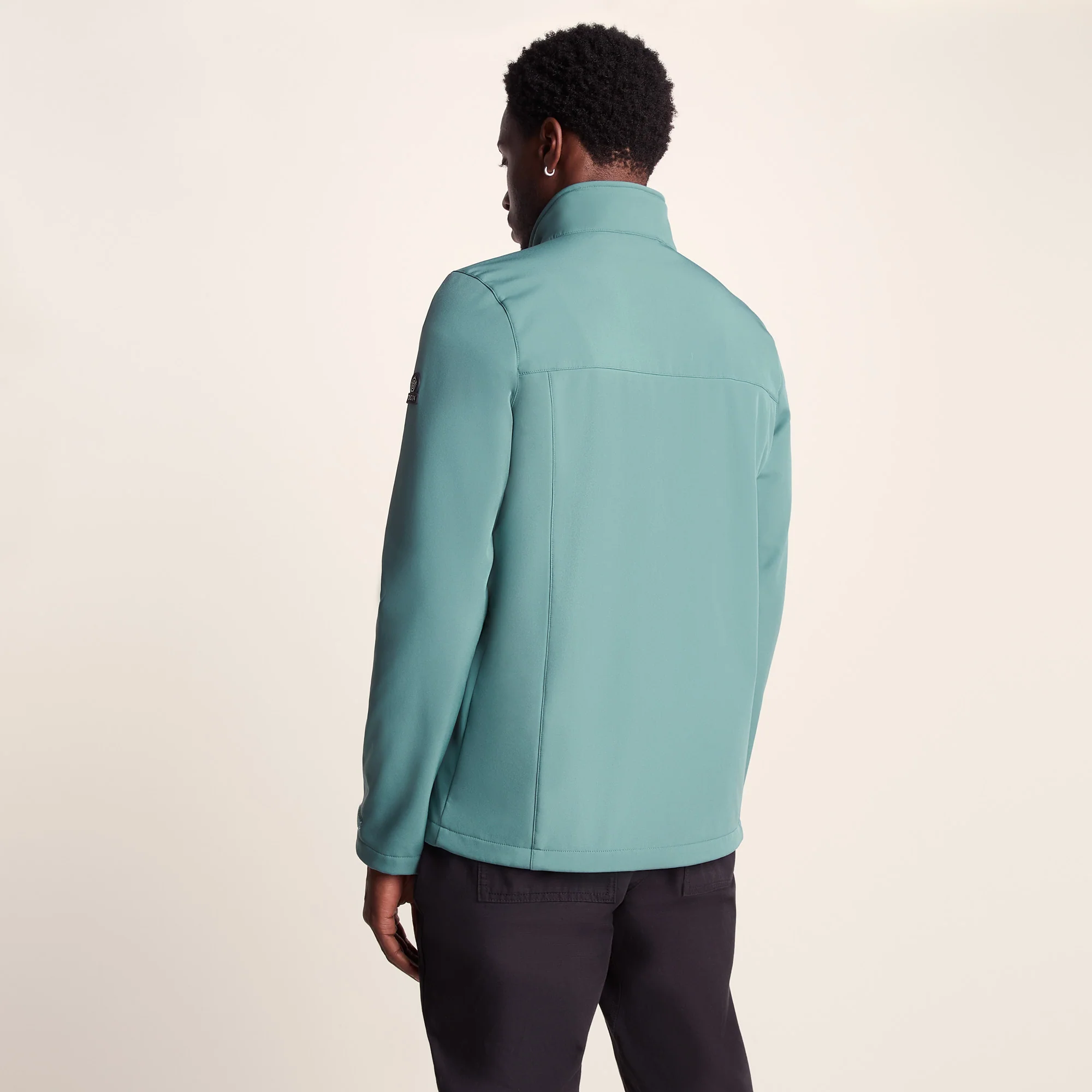 Feizor Mens Shower Resistant Softshell Jacket - Hydro Blue - Image 3
