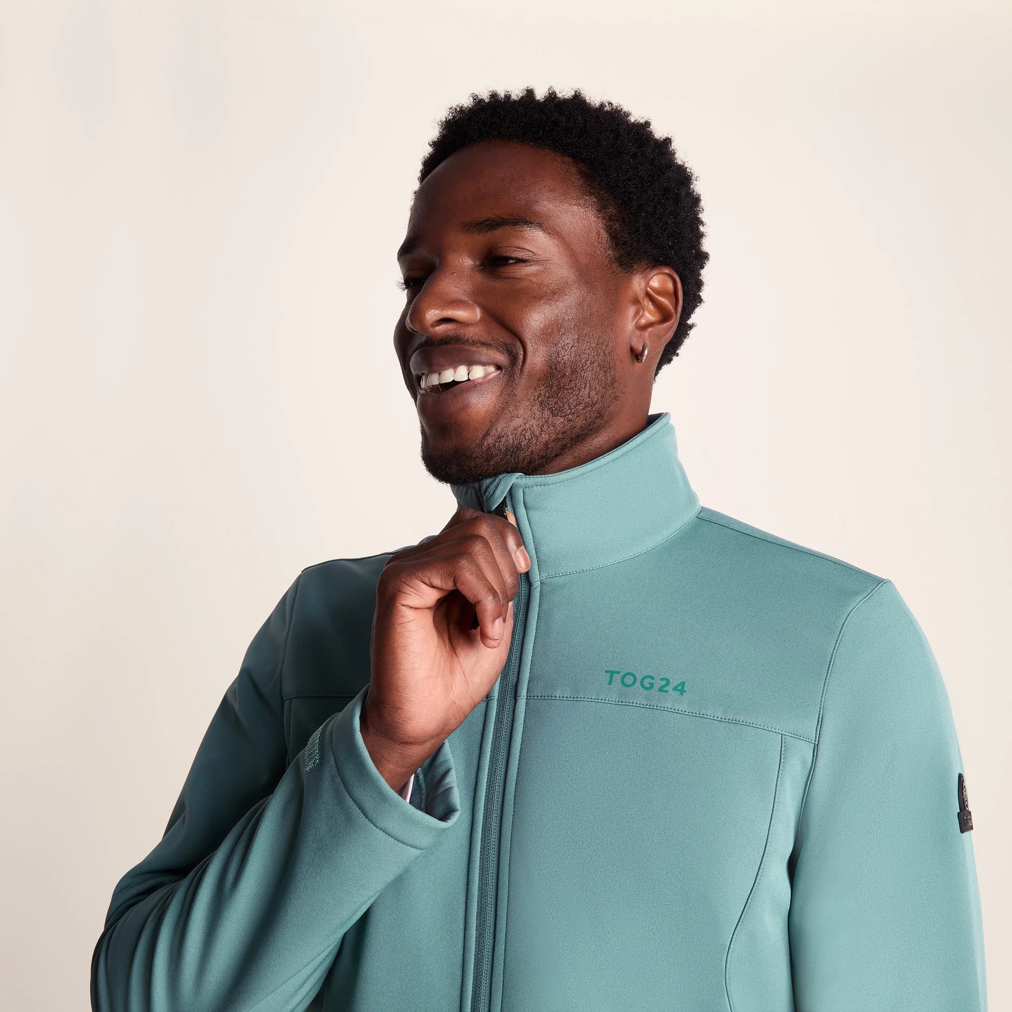 Feizor Mens Shower Resistant Softshell Jacket - Hydro Blue - Image 5