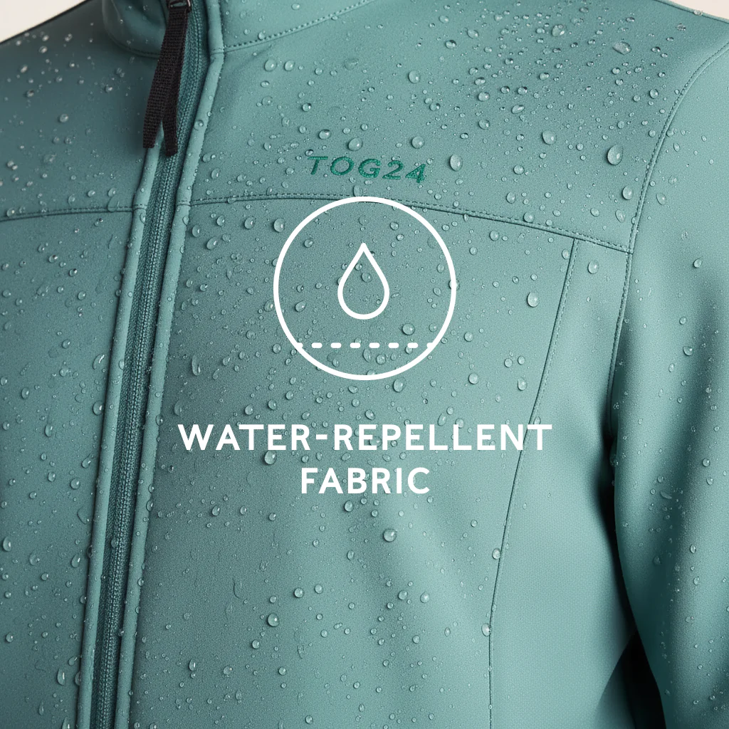 Feizor Mens Shower Resistant Softshell Jacket - Hydro Blue - Image 7