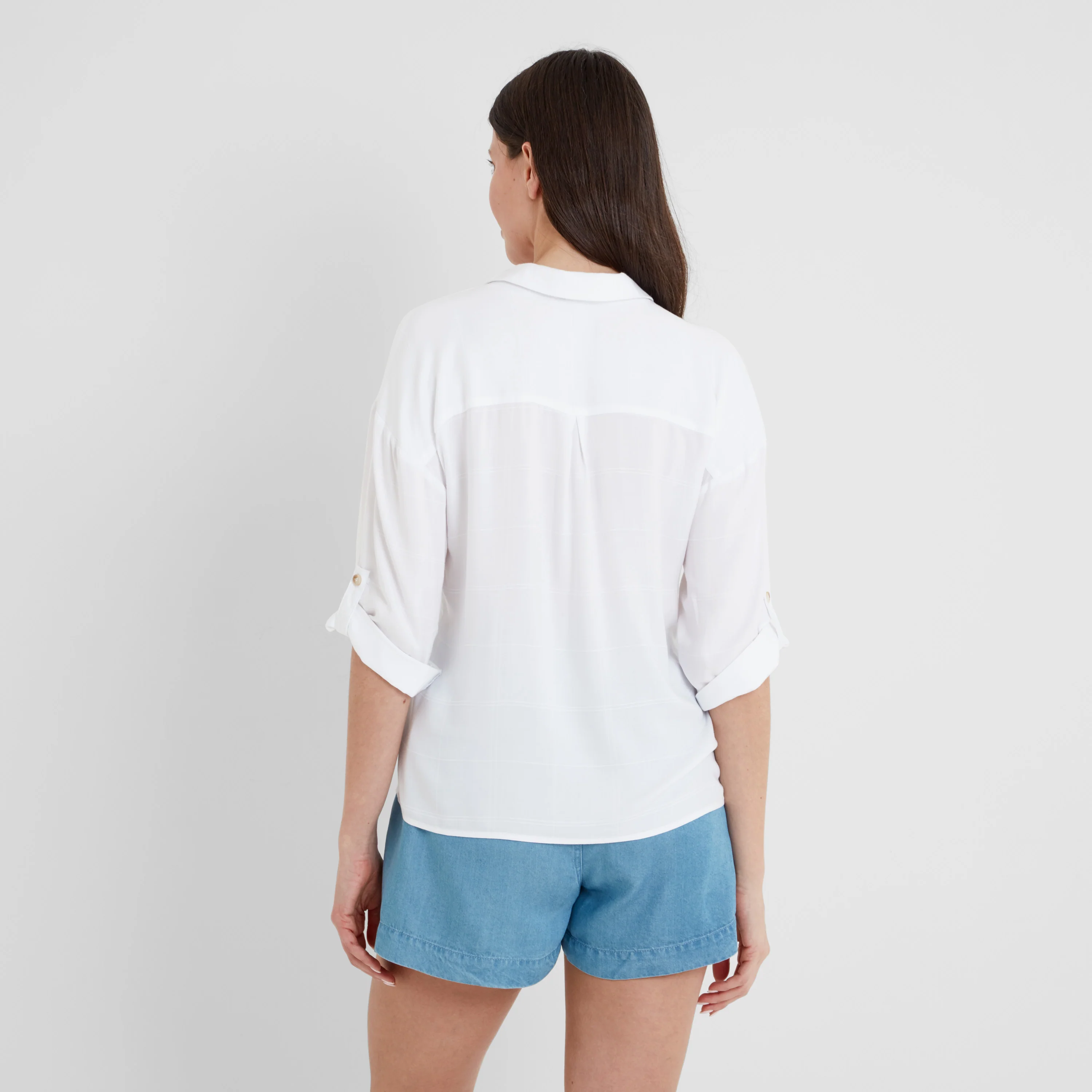 Felicia Womens Shirt Short Sleeve - Optic White - Image 6