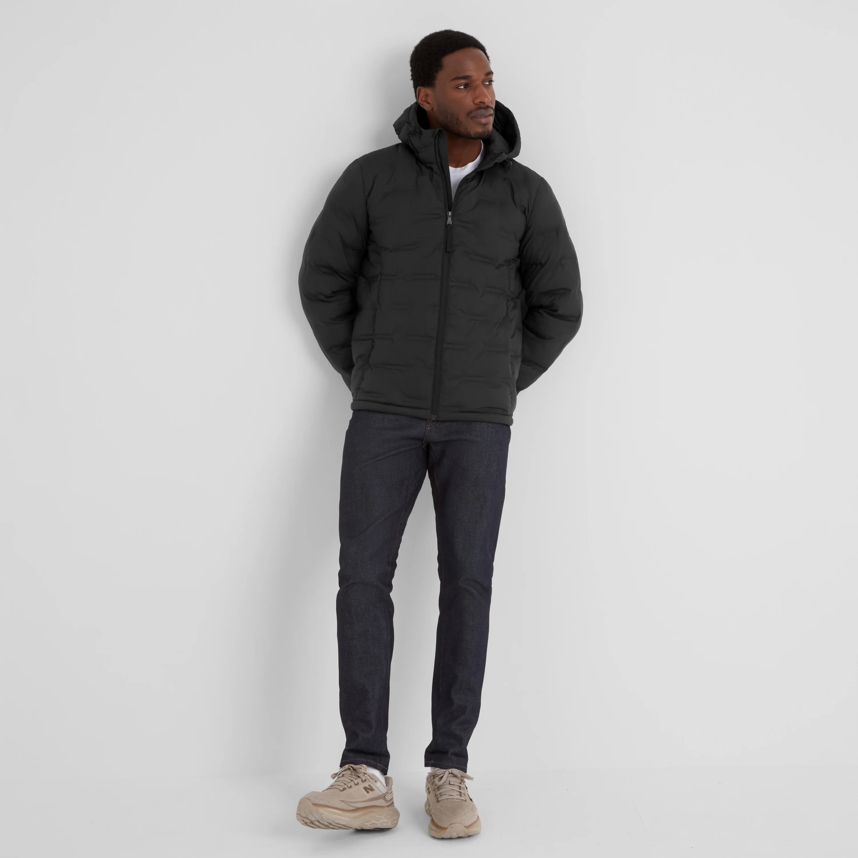 Fender Mens Shower Resistant Insulated Jacket - Black - Image 2