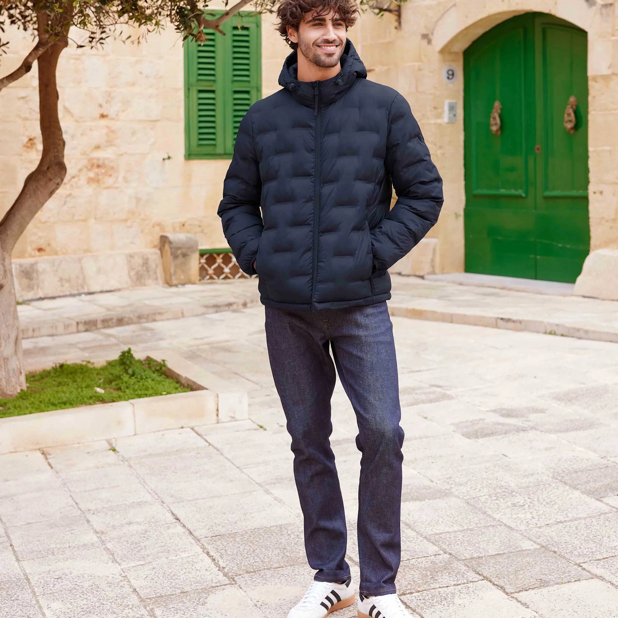 Fender Mens Shower Resistant Insulated Jacket - Dark Indigo - Image 2