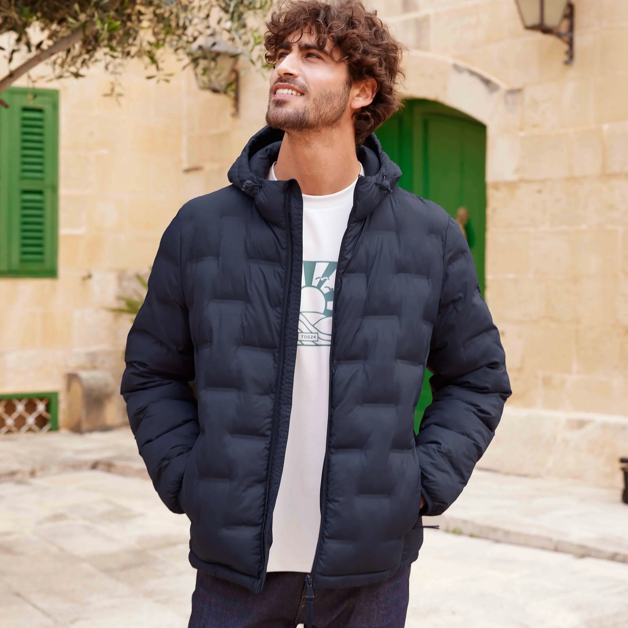 Fender Mens Shower Resistant Insulated Jacket - Dark Indigo - Image 3