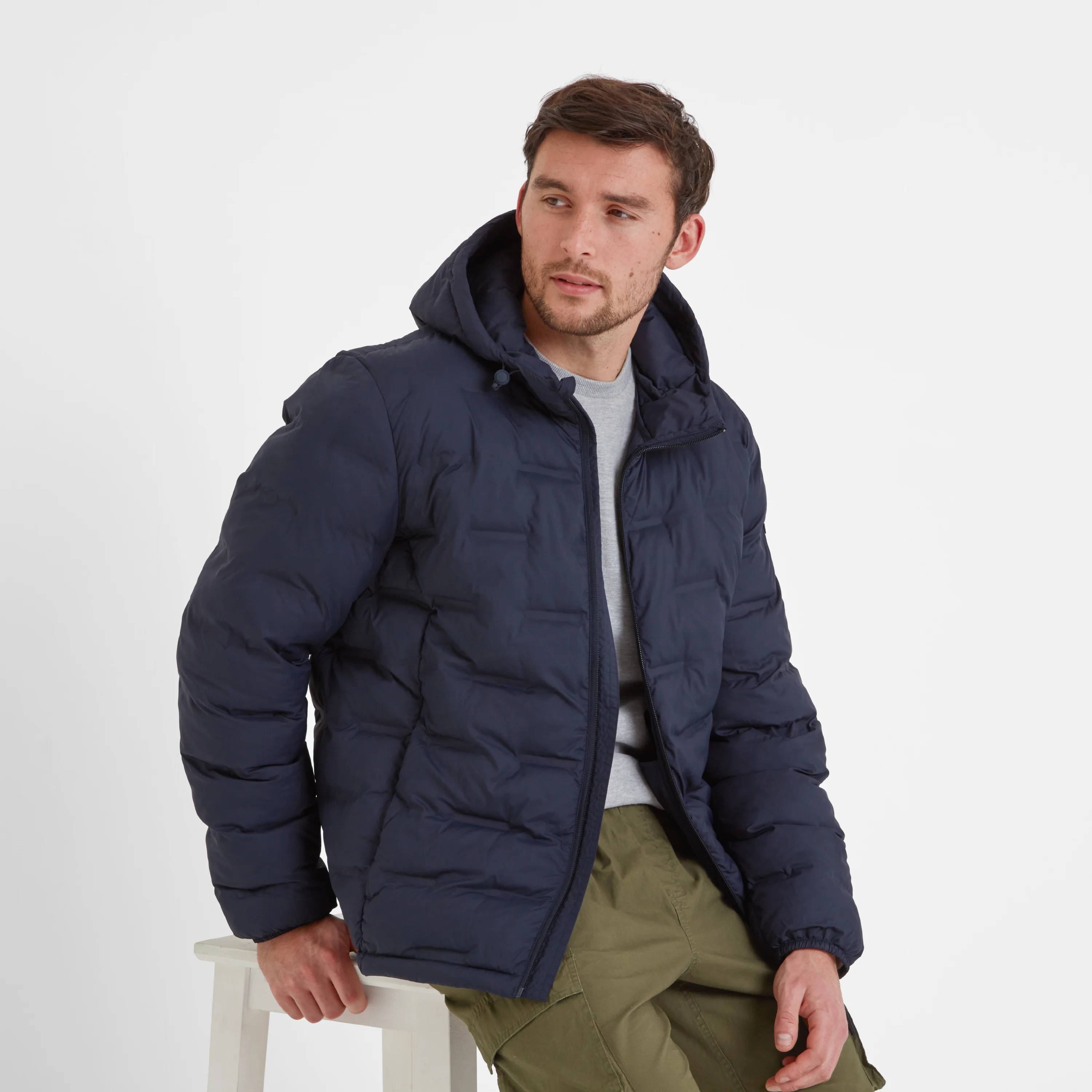Fender Mens Shower Resistant Insulated Jacket - Dark Indigo - Image 4