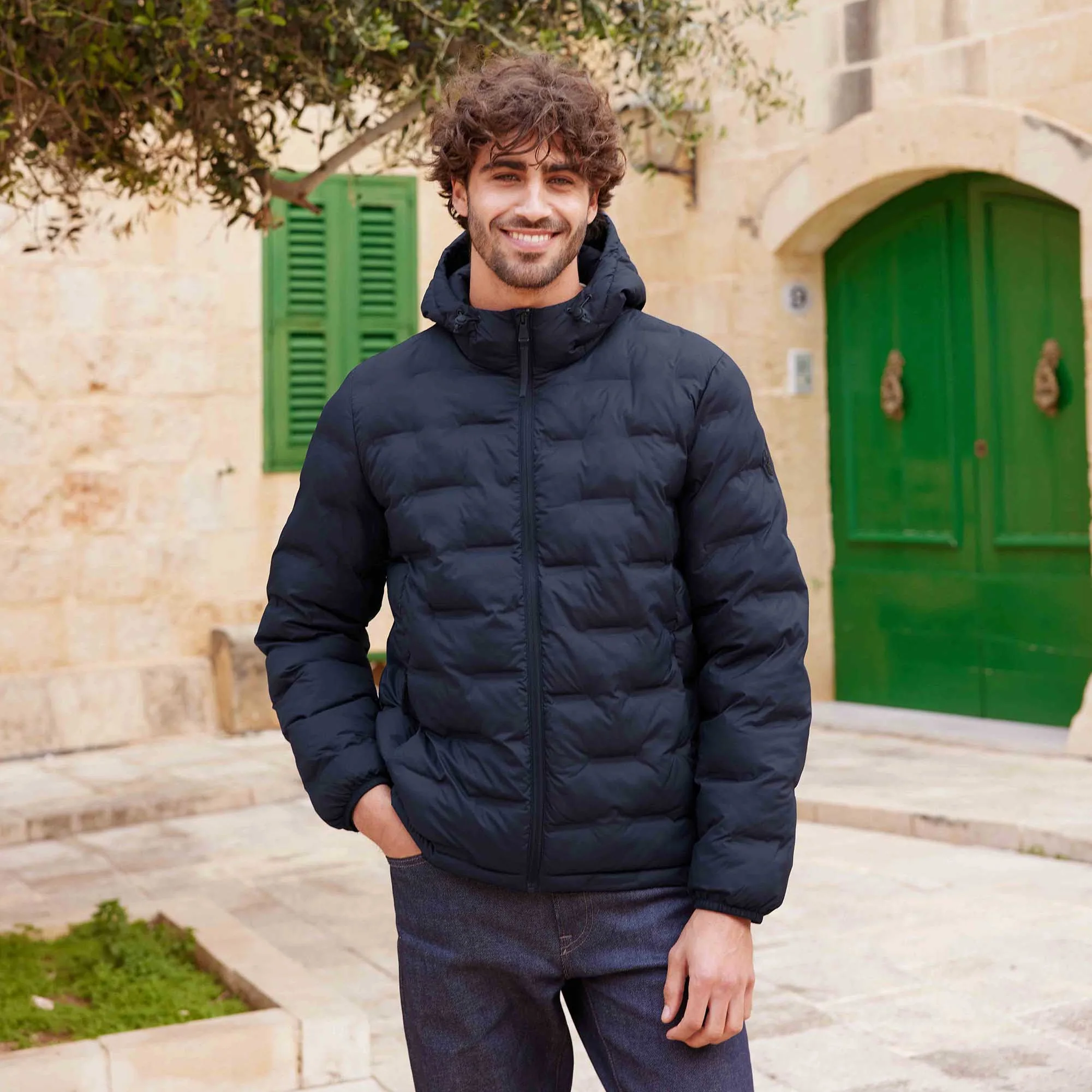 Fender Mens Shower Resistant Insulated Jacket - Dark Indigo - Image 7