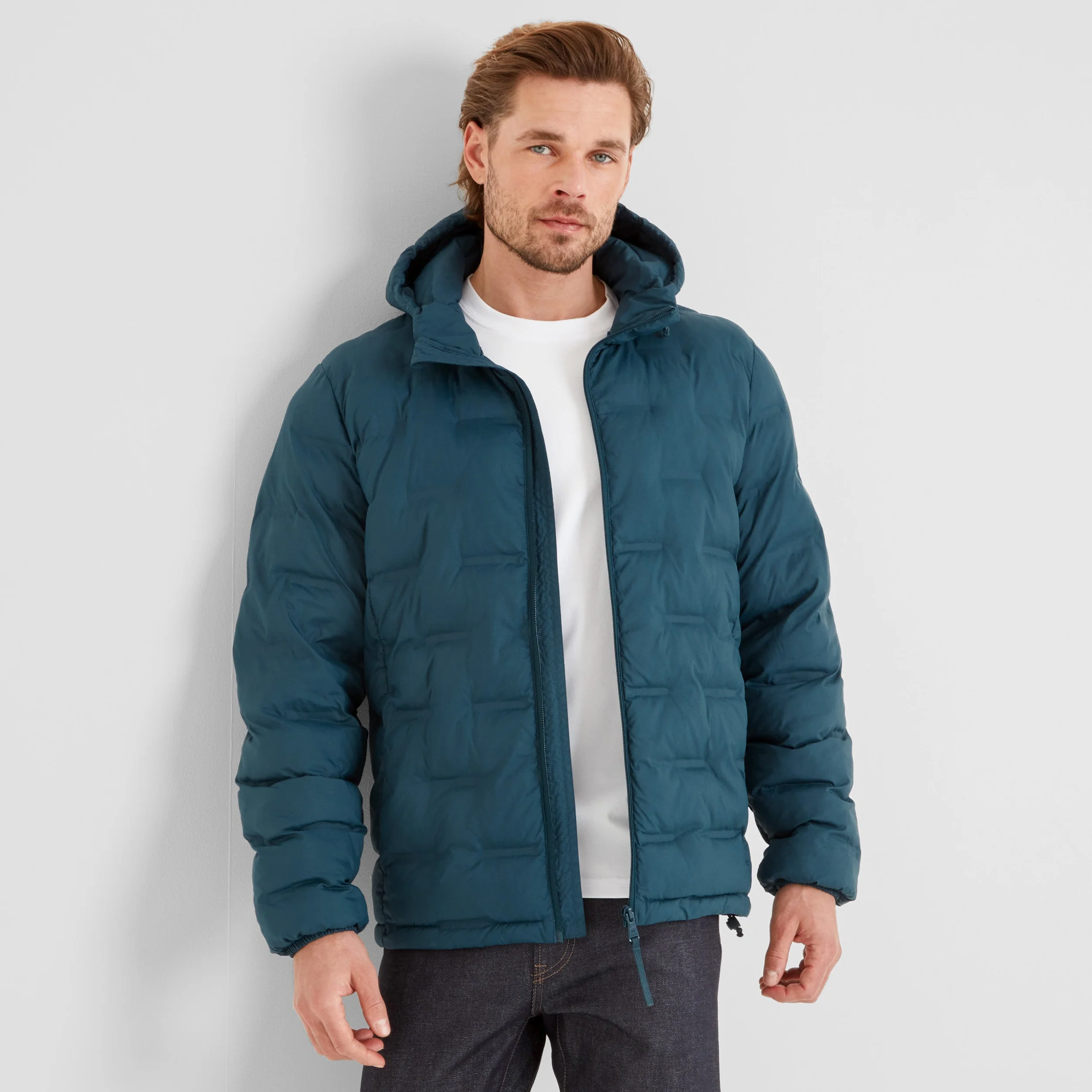 Fender Mens Shower Resistant Insulated Jacket - Petrol Green