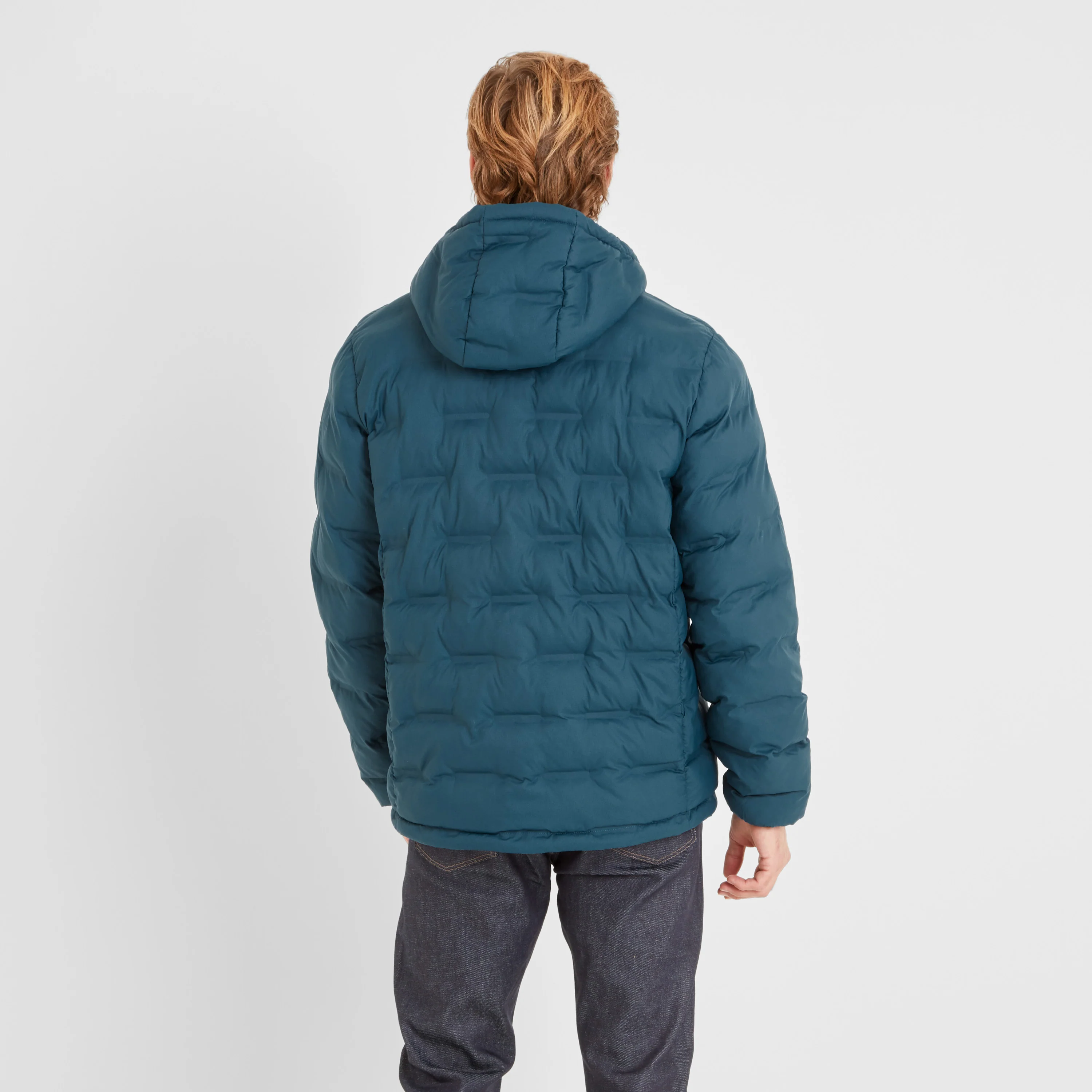Fender Mens Shower Resistant Insulated Jacket - Petrol Green - Image 3
