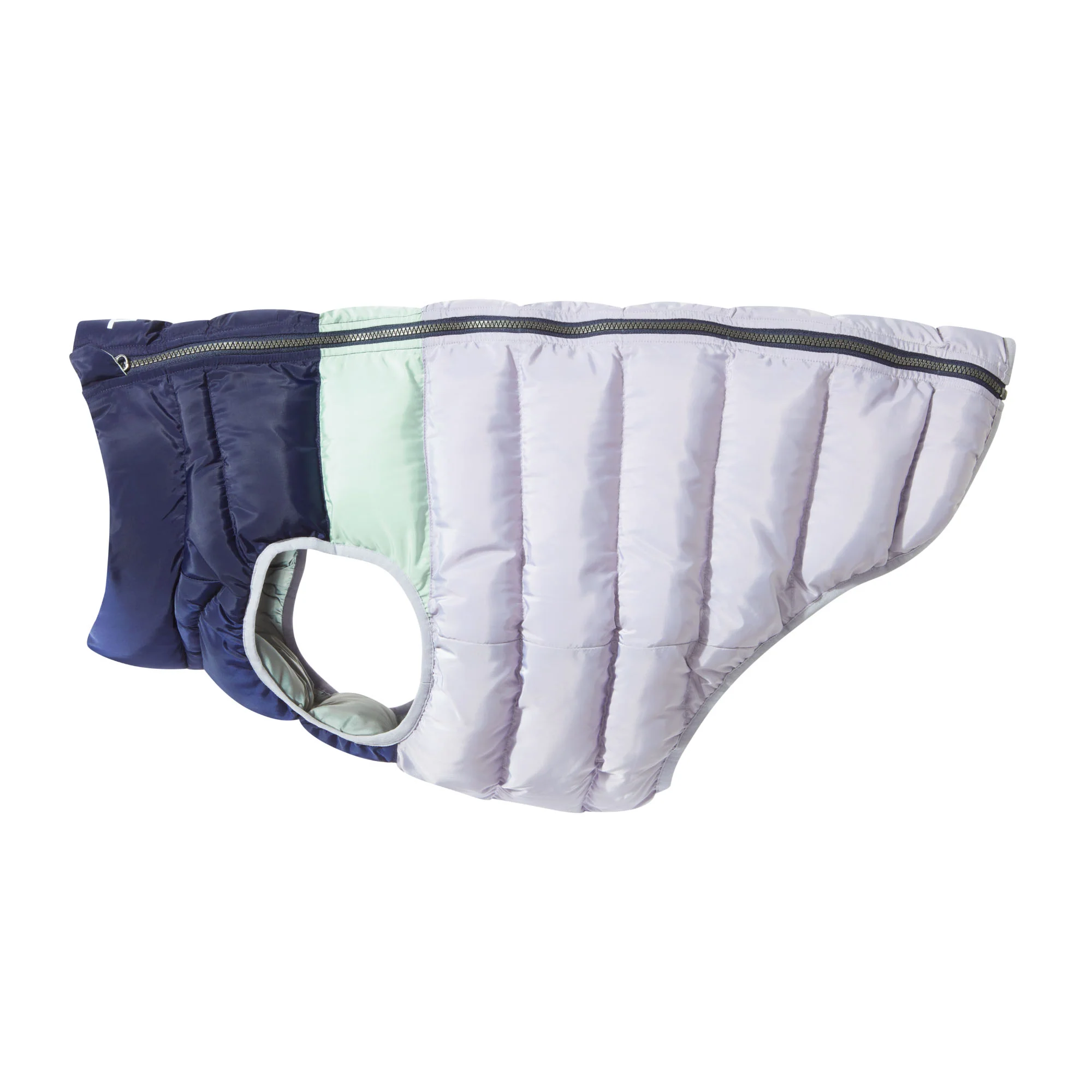 Fetch Padded Dog Coat L - Oxford Blue/Light Mist/Lavender Grey - Image 2