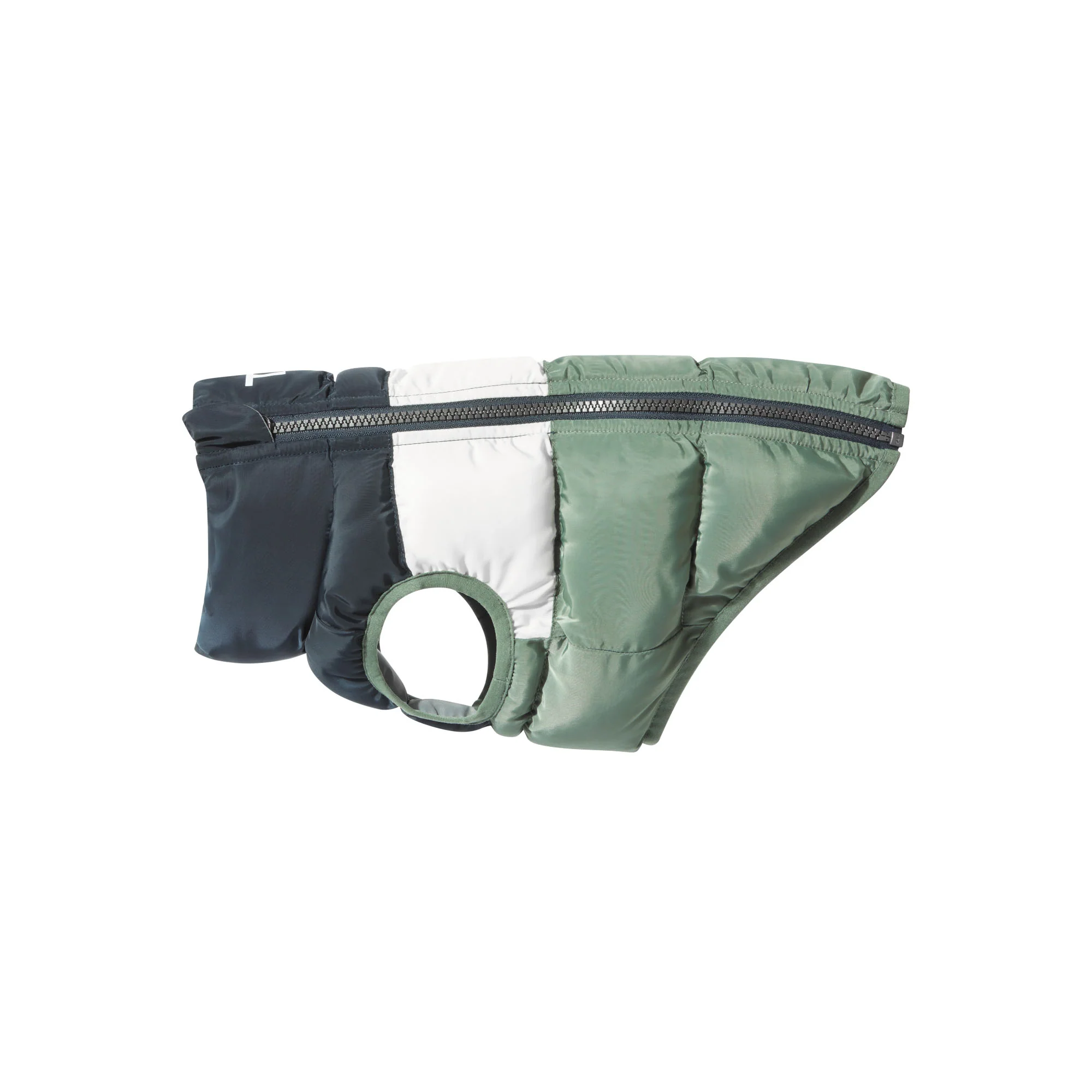 Fetch Padded Dog Coat XS - Dark Indigo/Vanilla/Light Forest - Image 7