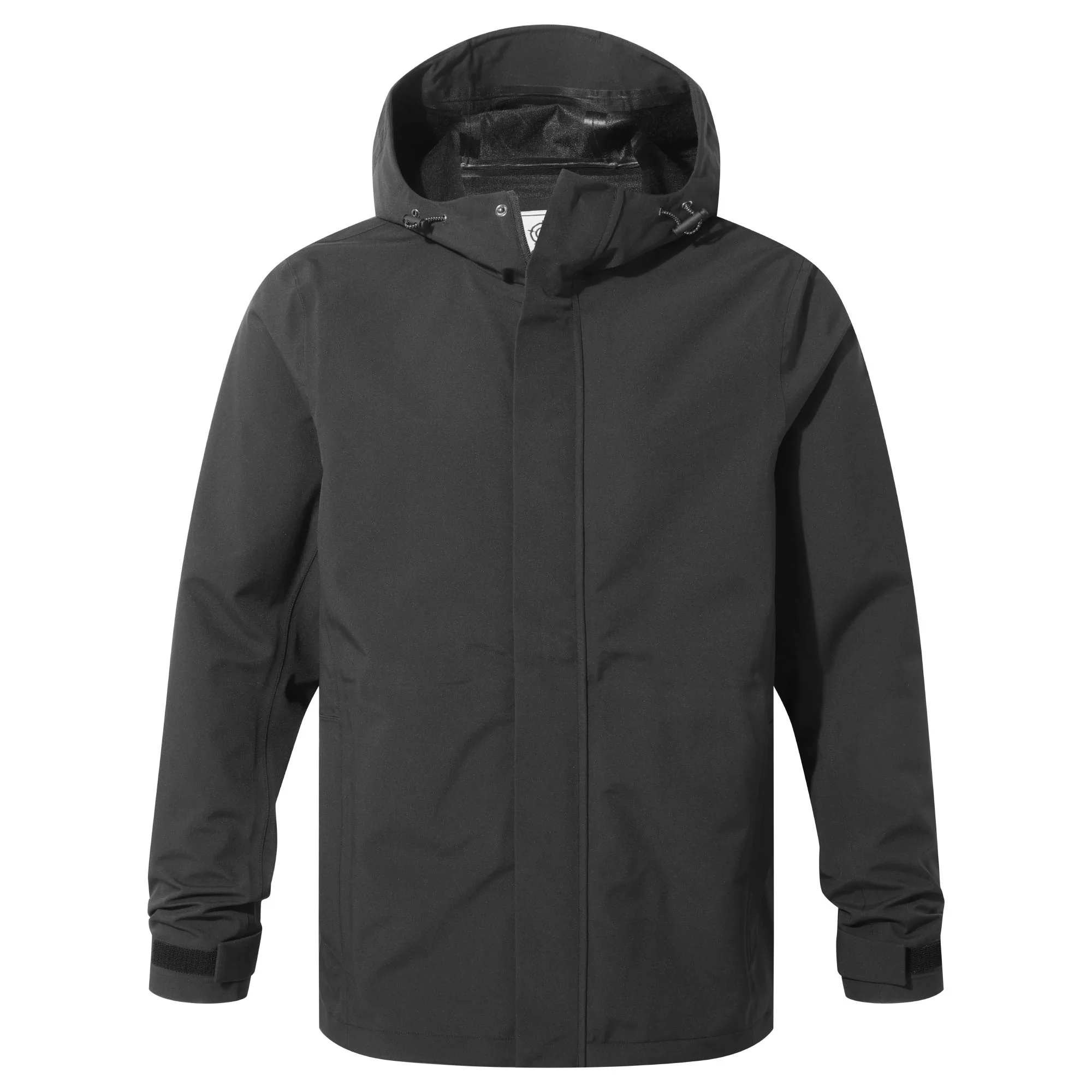 Flynn Mens Waterproof Jacket - Black - Image 7