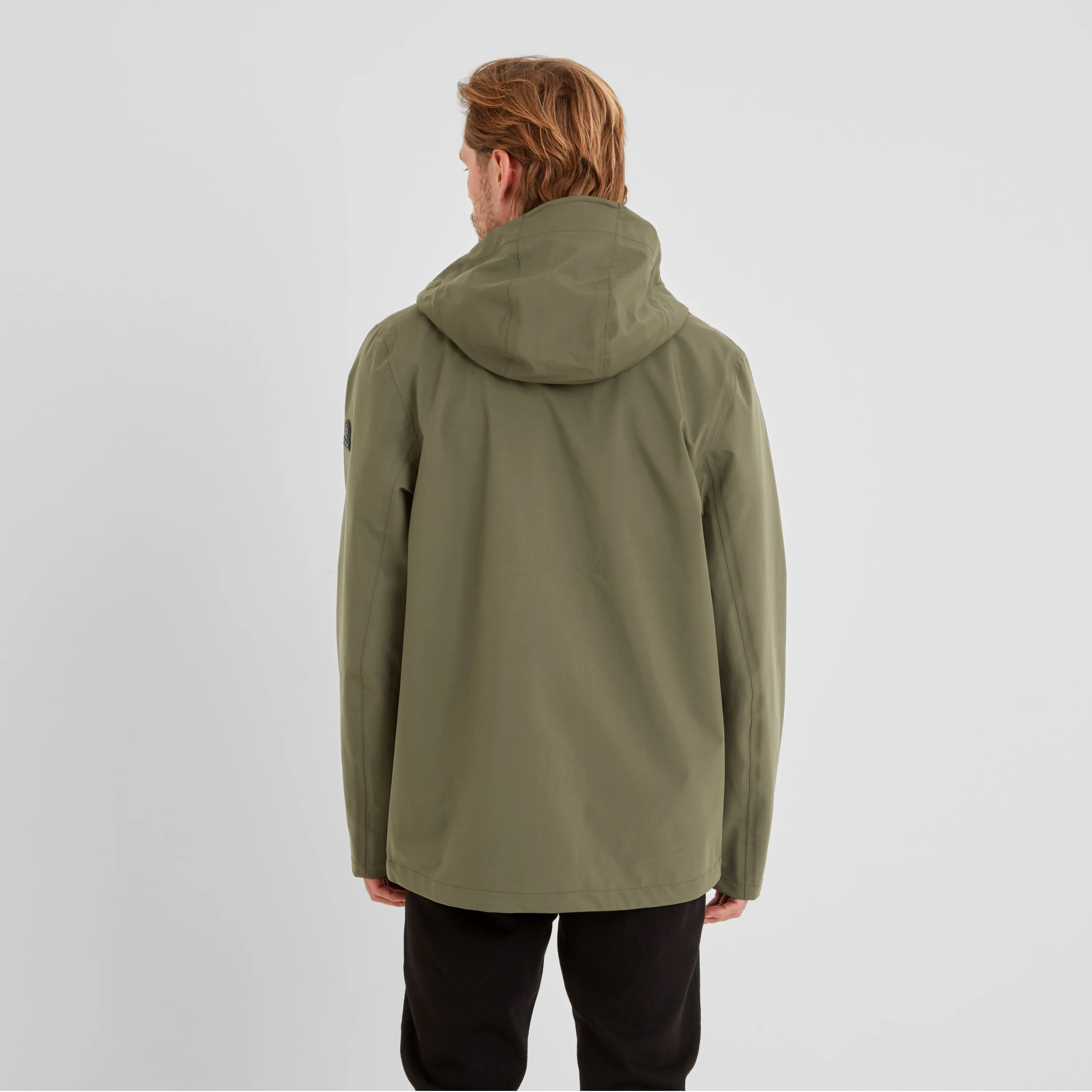 Flynn Mens Waterproof Jacket - Moss Green - Image 6