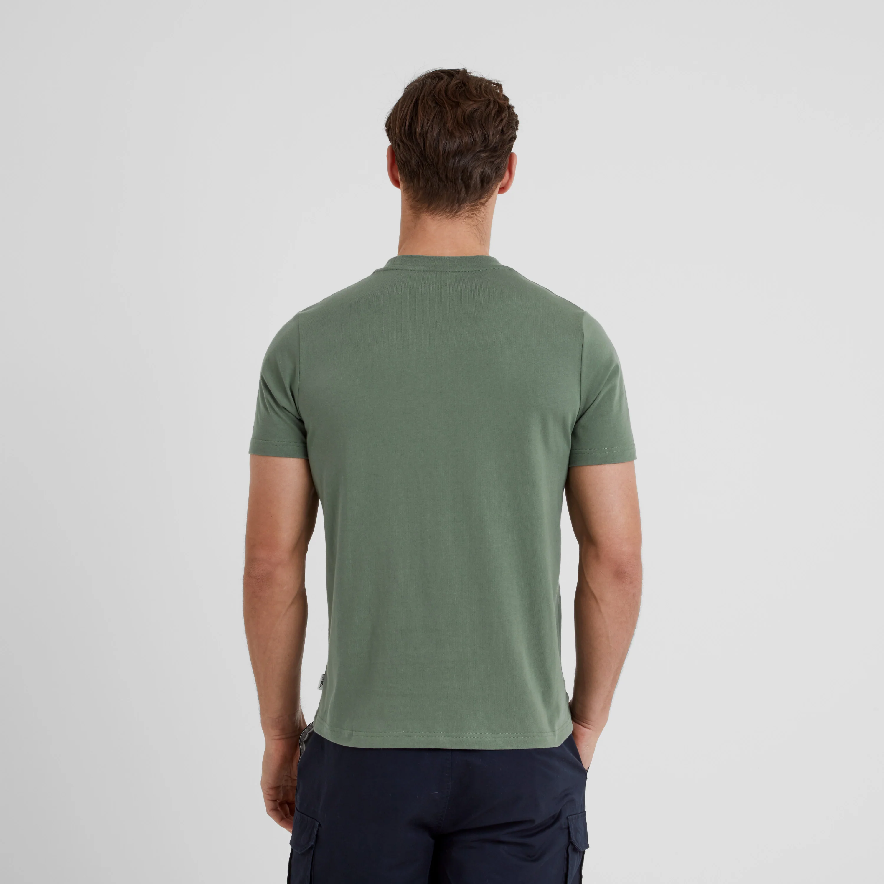 Foran Mens 100% Cotton Supersoft T-Shirt - Light Forest - Image 3