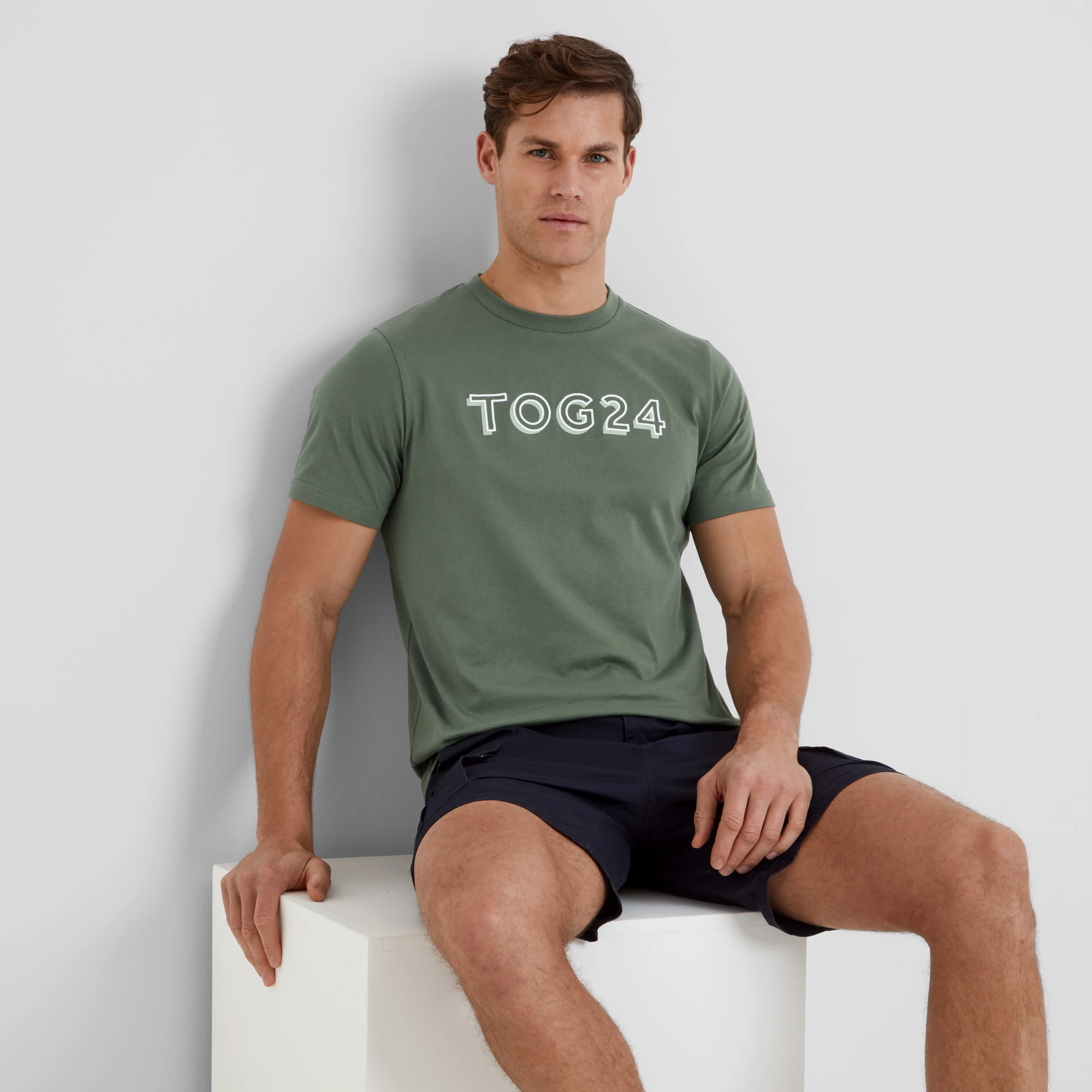 Foran Mens 100% Cotton Supersoft T-Shirt - Light Forest - Image 4