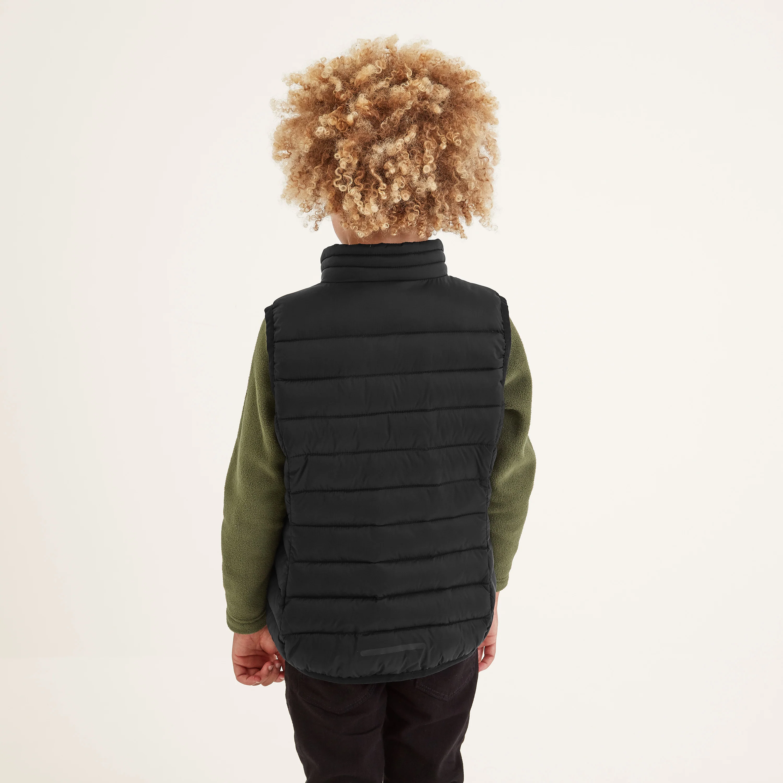 Gibson Kids Insulated Padded Gilet - Black - Image 4