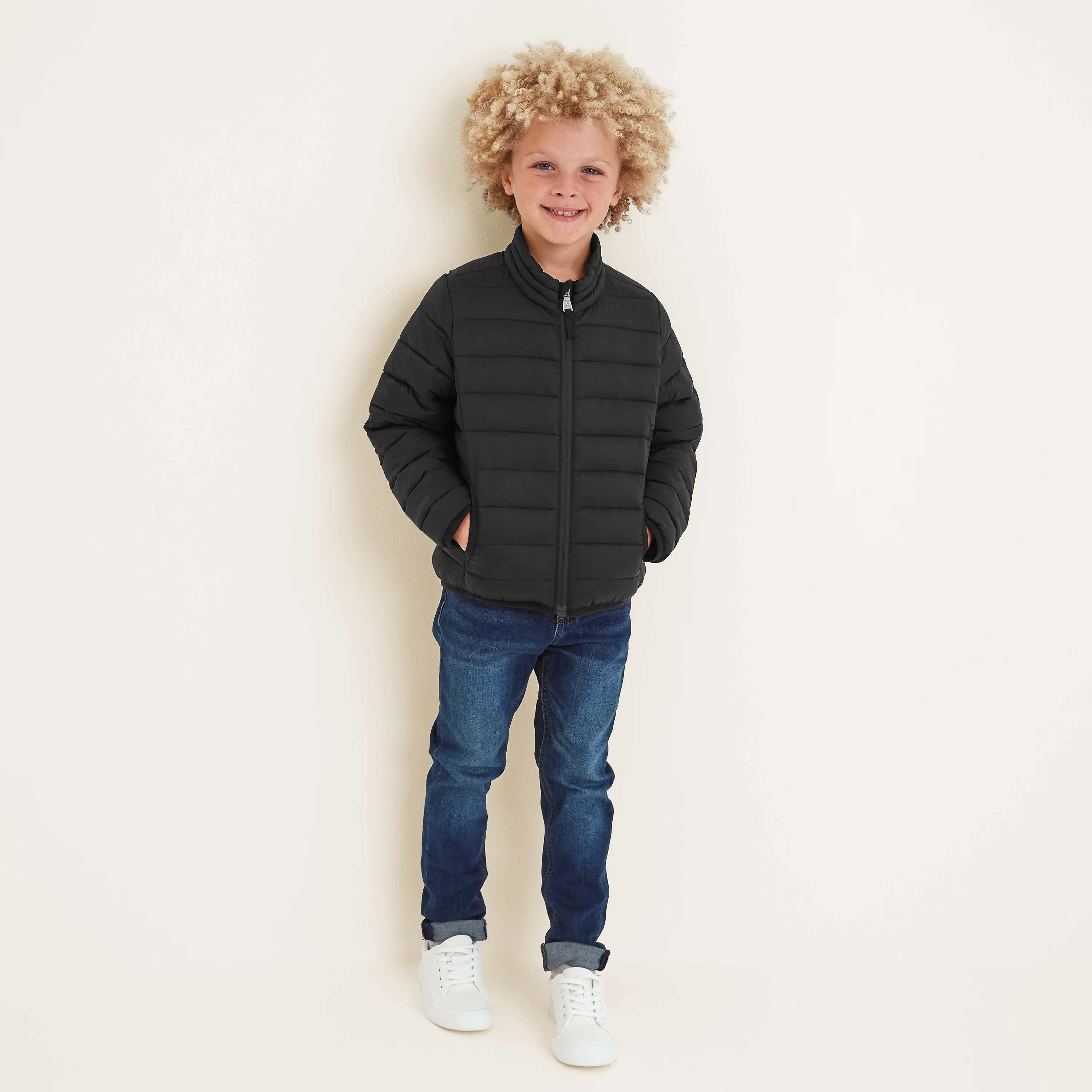 Gibson Kids Insulated Padded Jacket - Black - Image 2