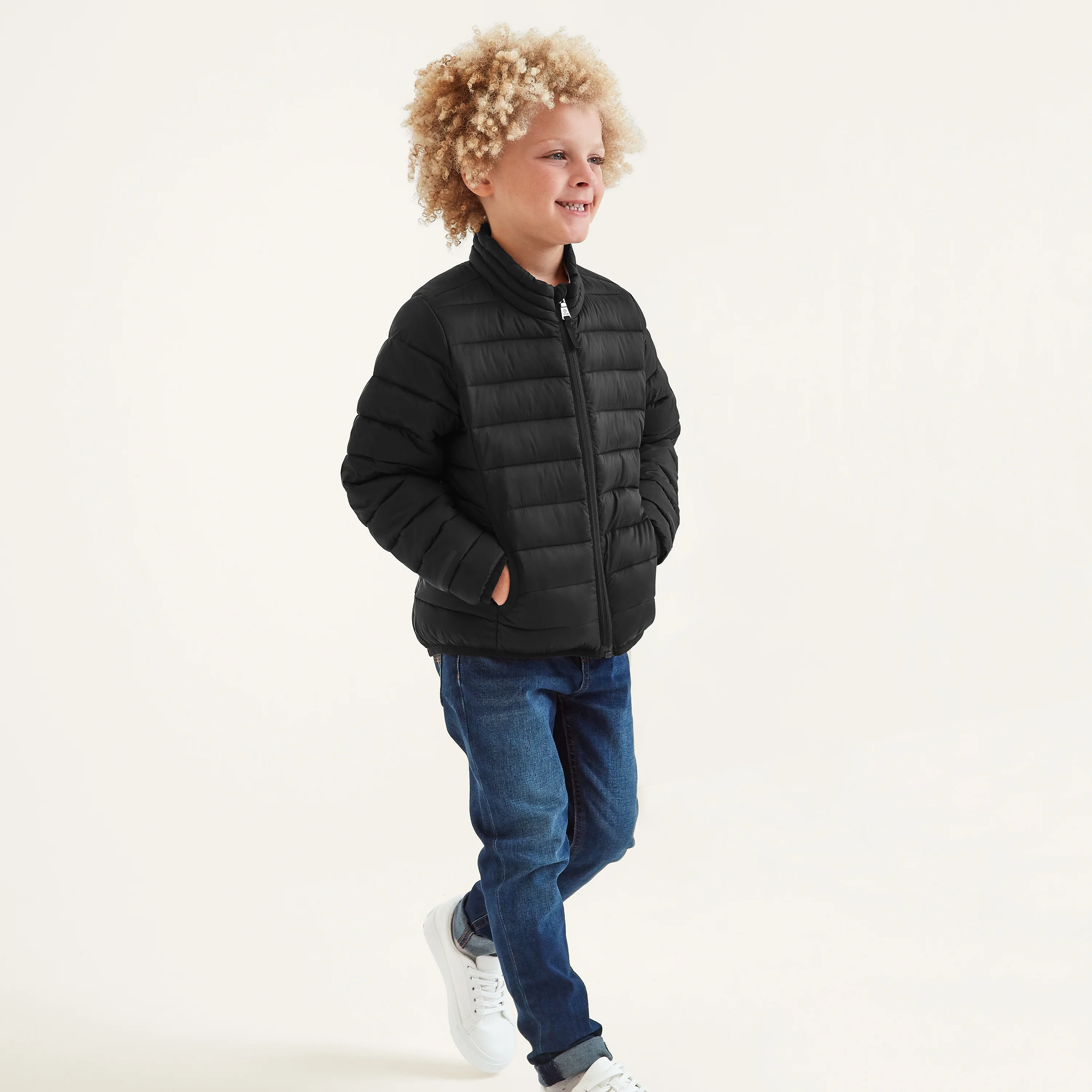 Gibson Kids Insulated Padded Jacket - Black - Image 3