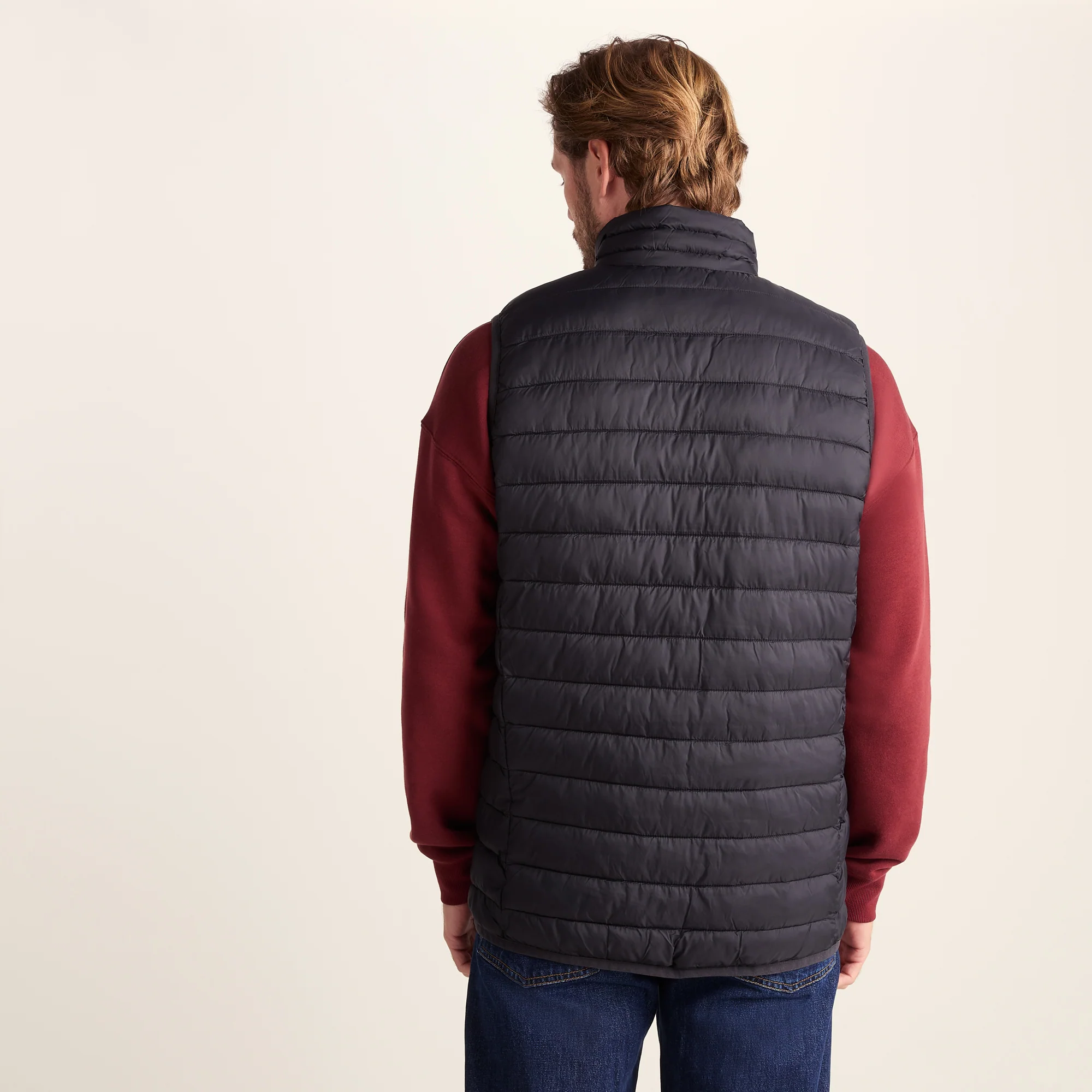 Gibson Mens Insulated Padded Gilet - Black - Image 3