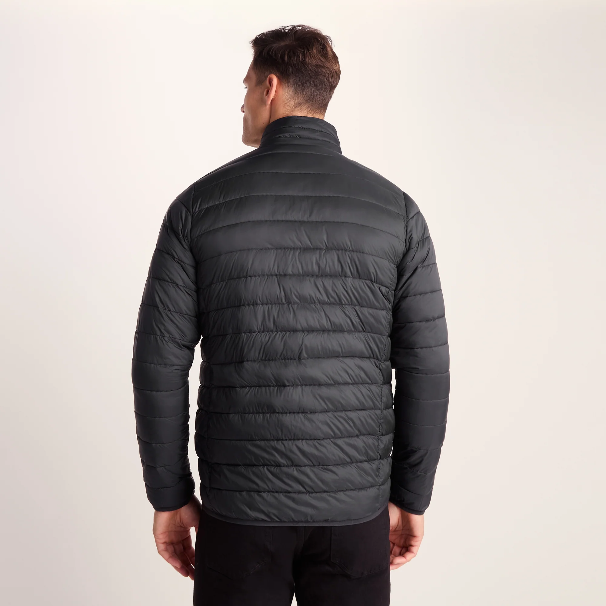 Gibson Mens Insulated Padded Jacket - Black - Image 3