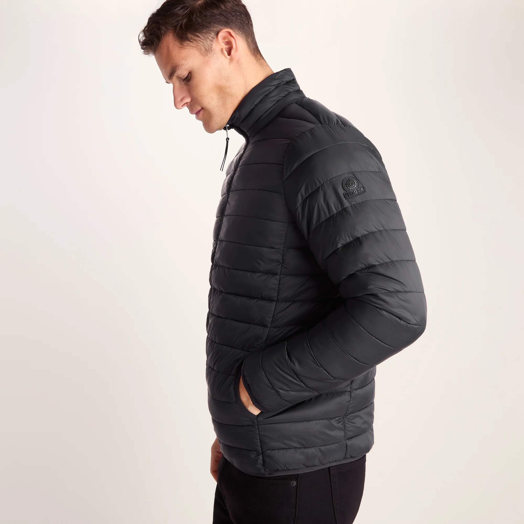 Gibson Mens Insulated Padded Jacket - Black - Image 6