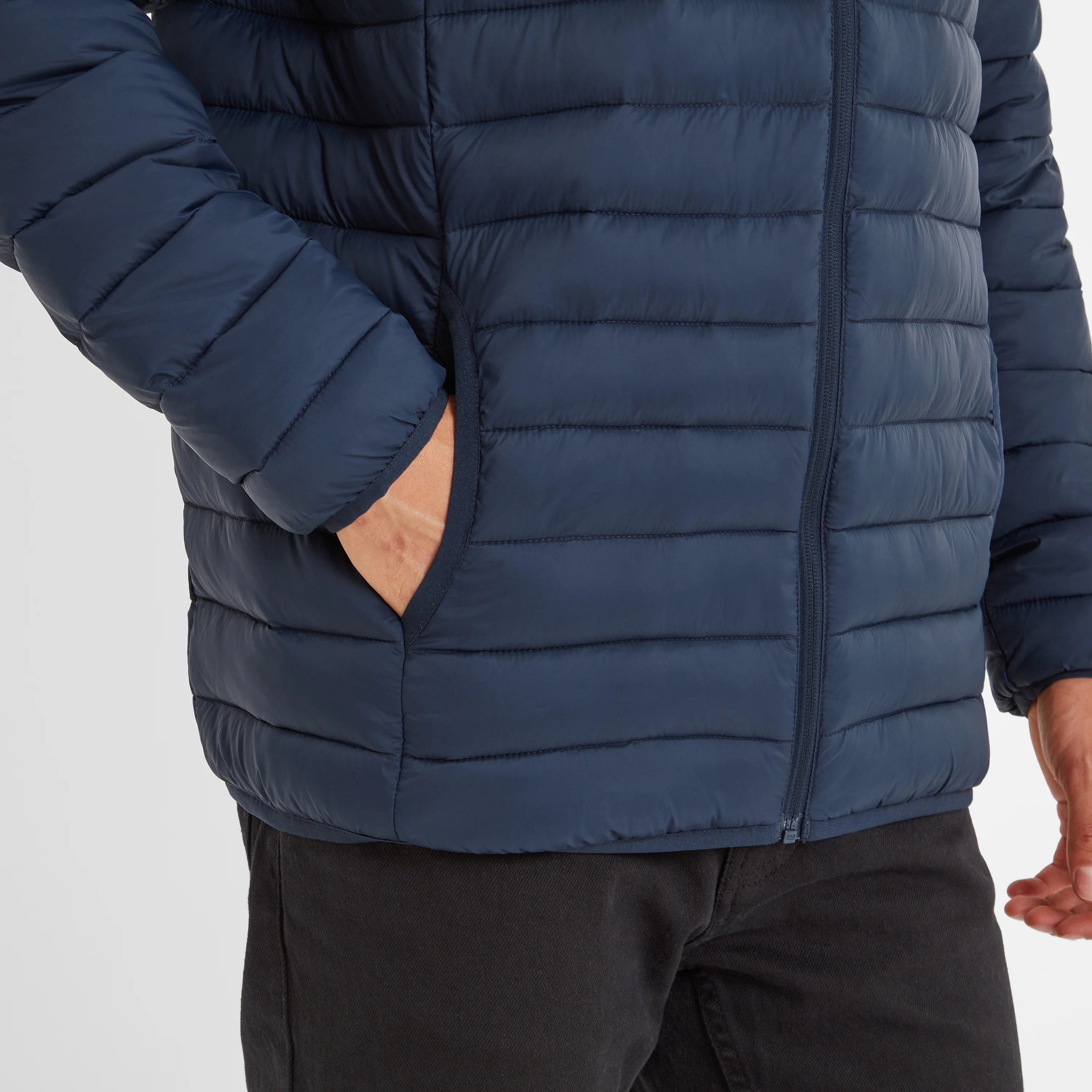 Gibson Mens Insulated Padded Jacket - Dark Indigo - Image 6