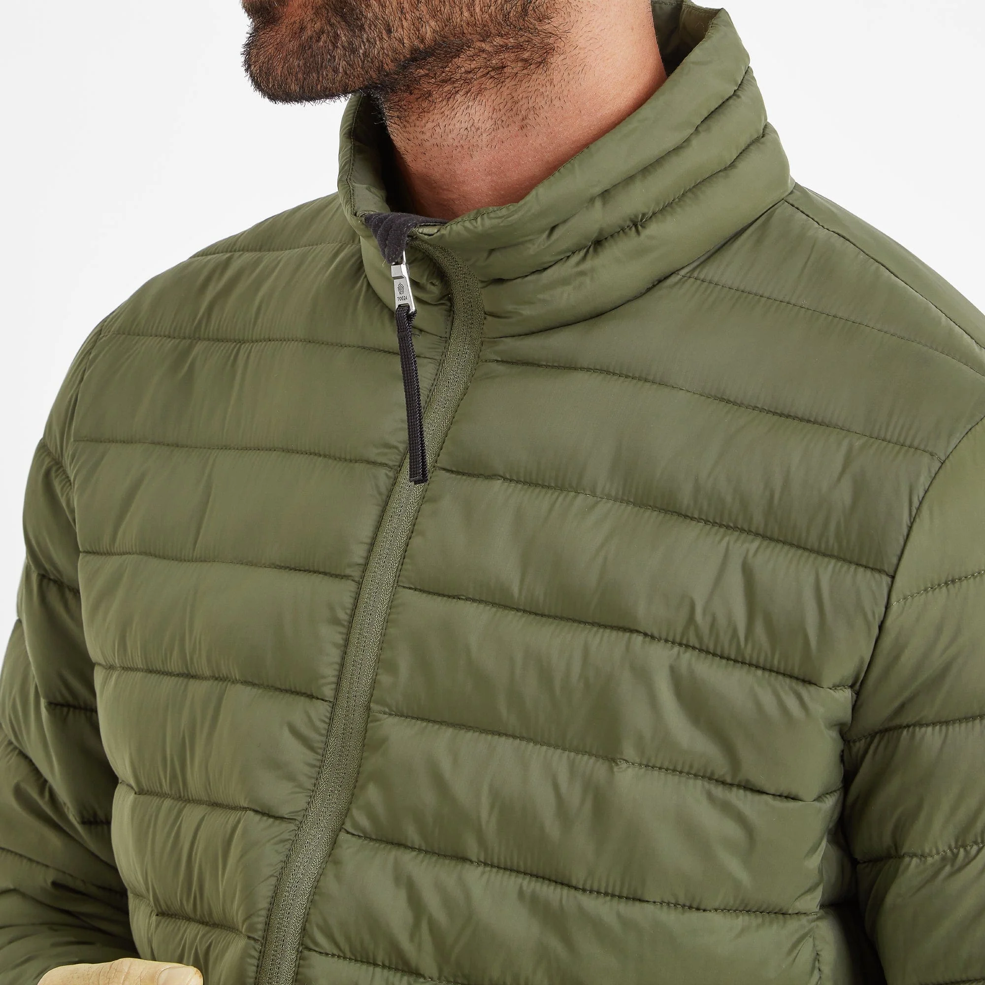 Gibson Mens Insulated Padded Jacket - Khaki - Image 10