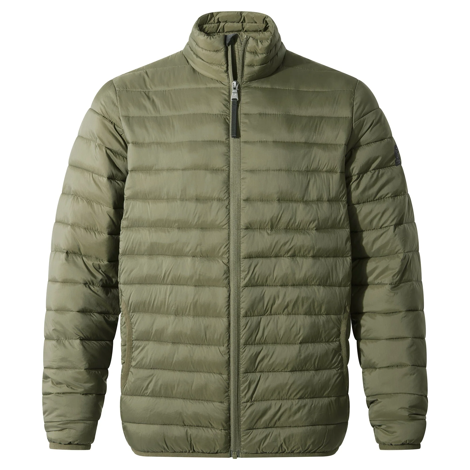 Gibson Mens Insulated Padded Jacket - Khaki - Image 6
