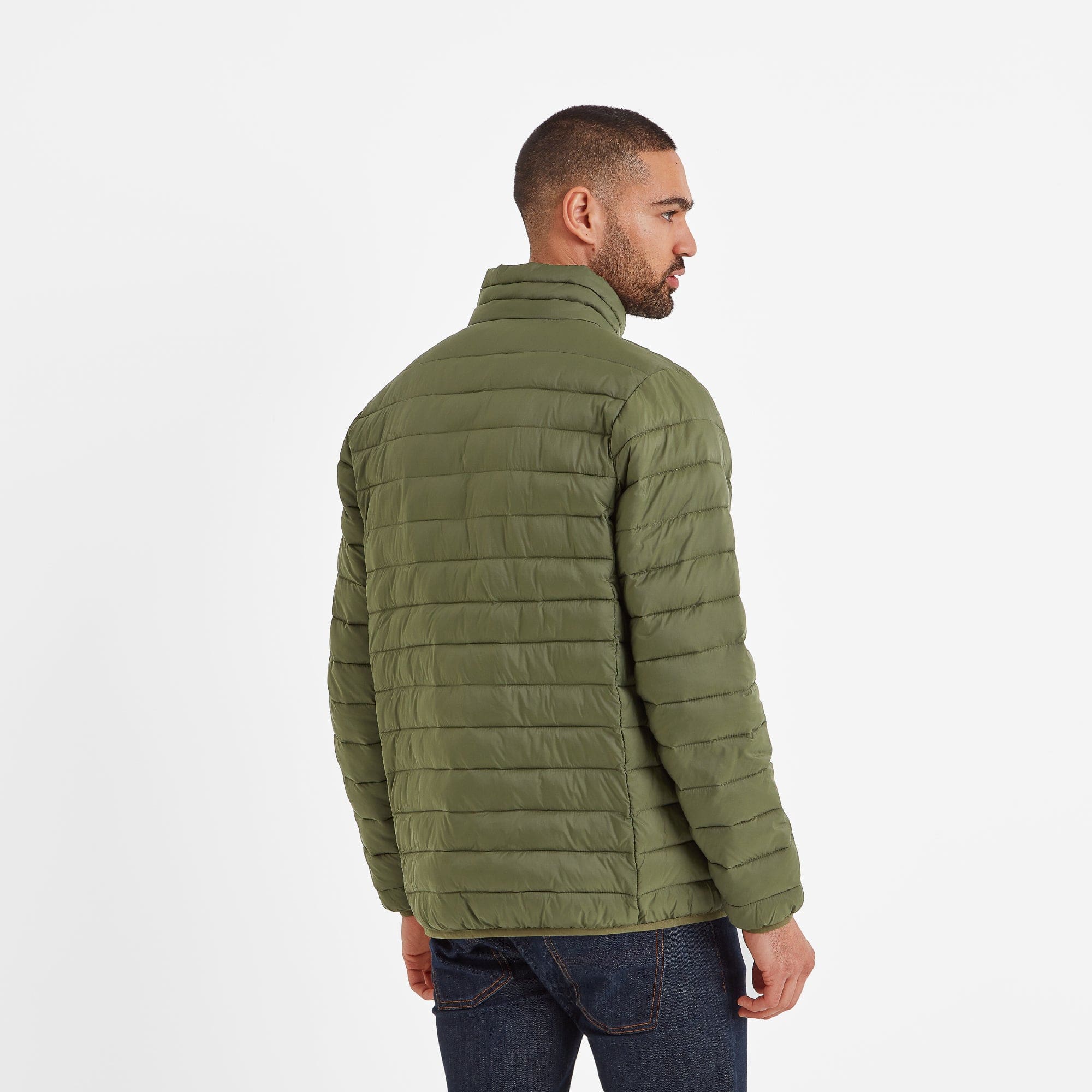 Gibson Mens Insulated Padded Jacket - Khaki - Image 8