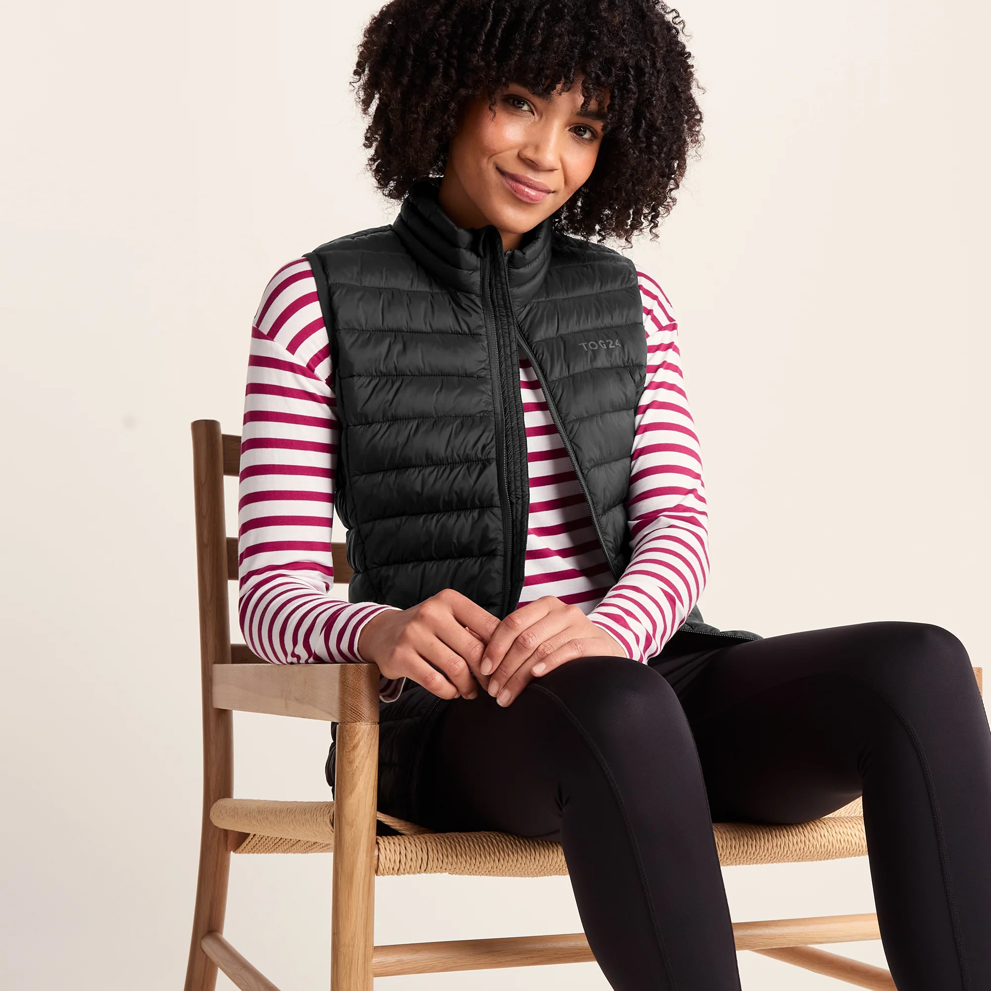 Gibson Womens Insulated Padded Gilet - Black - Image 4