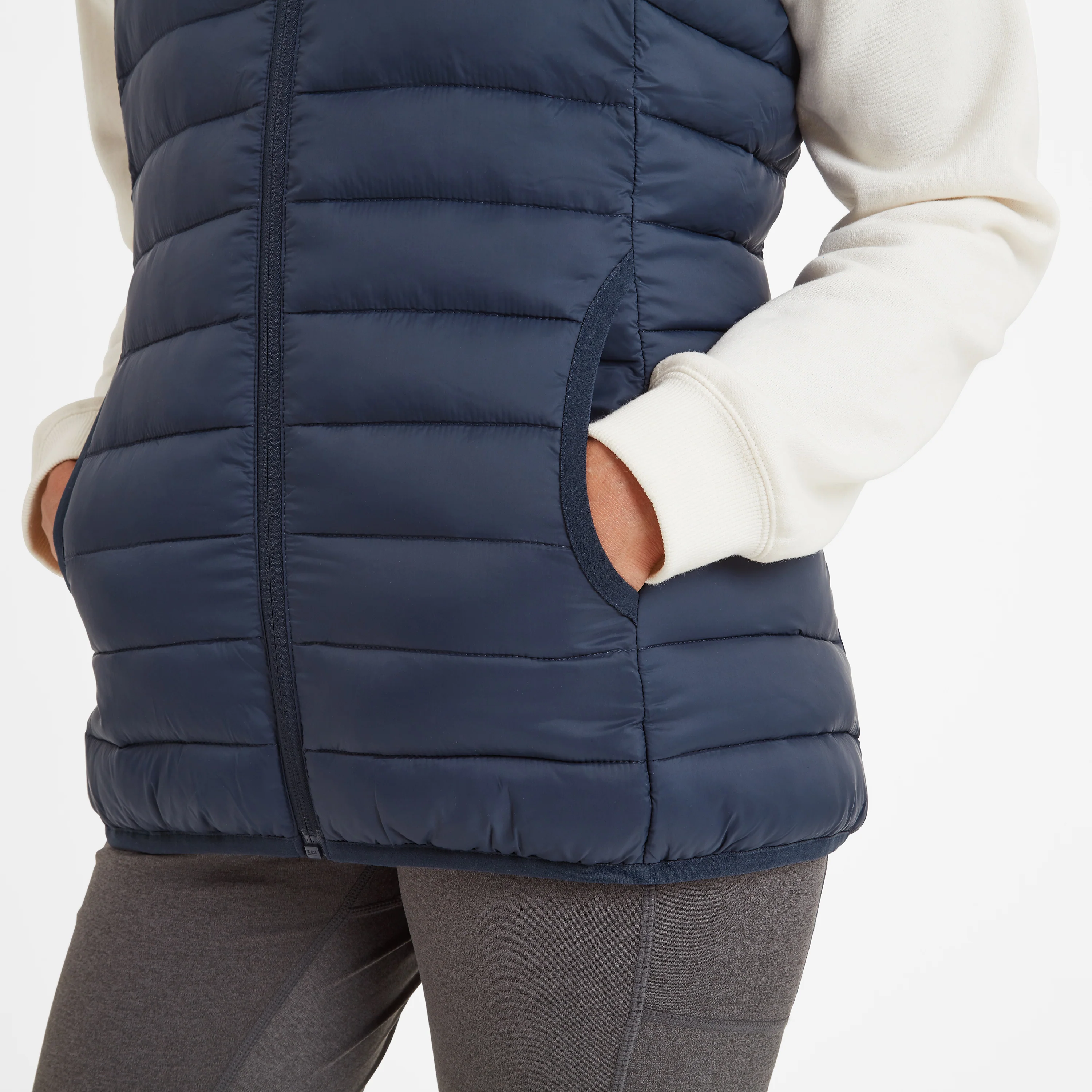 Gibson Womens Insulated Padded Gilet - Dark Indigo - Image 6