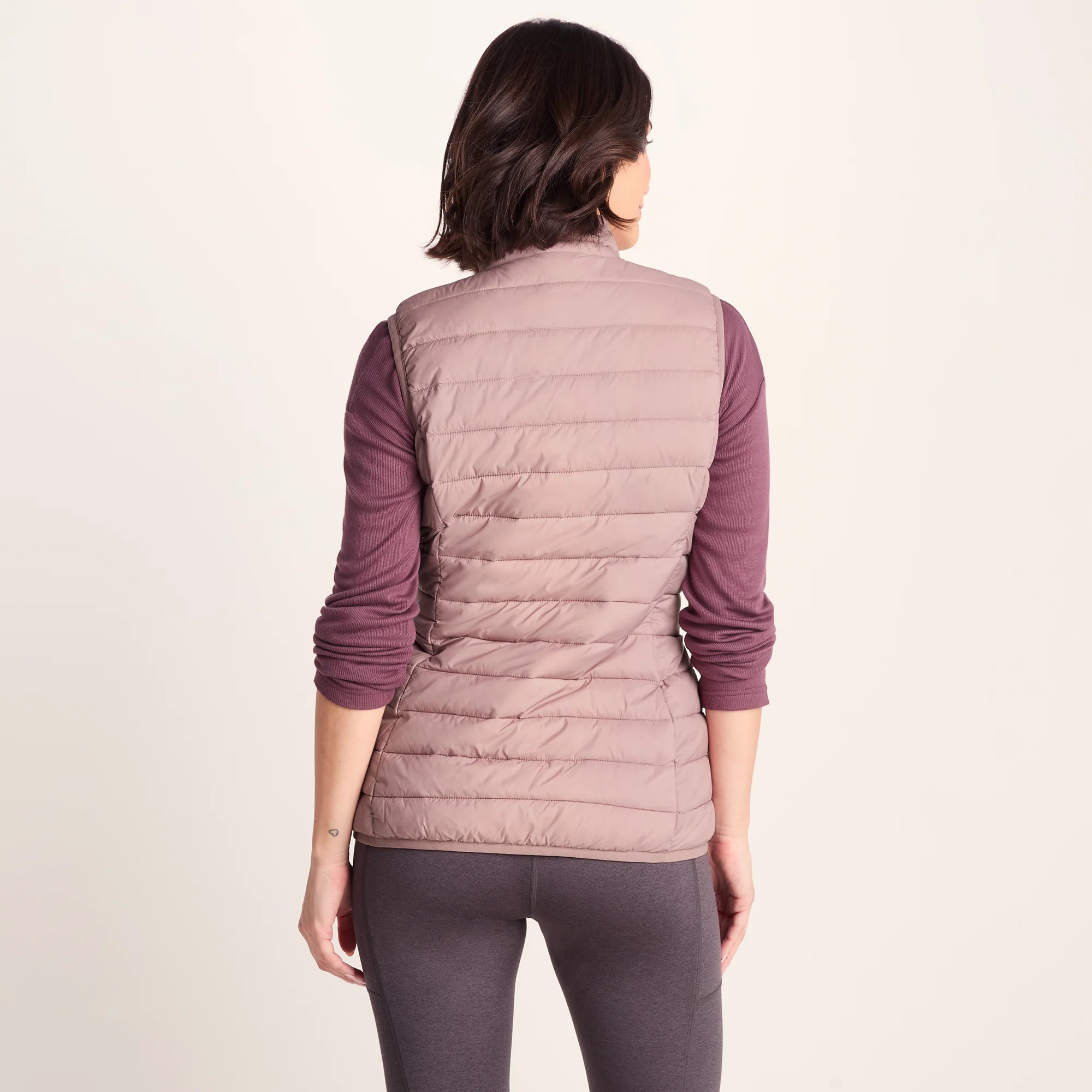Gibson Womens Insulated Padded Gilet - Faded Pink - Image 3